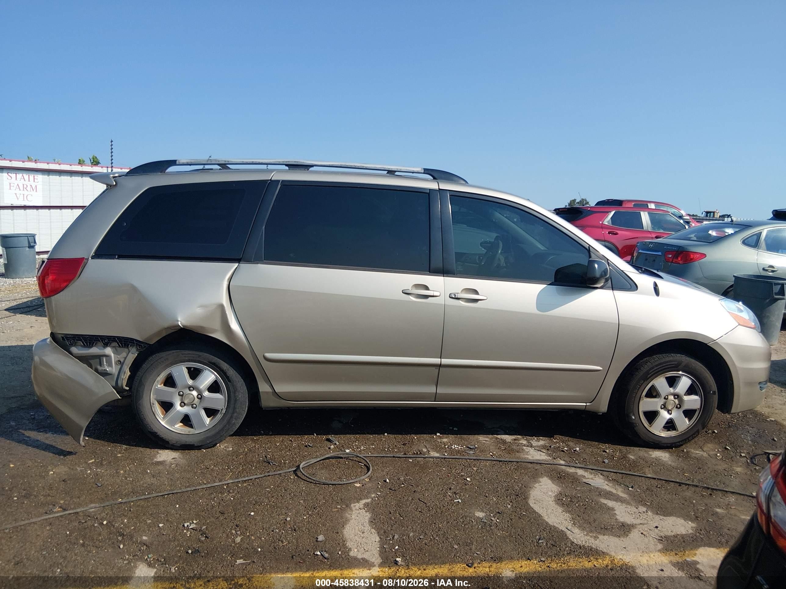 2008 Toyota Sienna Ce Tan vin: 5TDZK23C48S124414