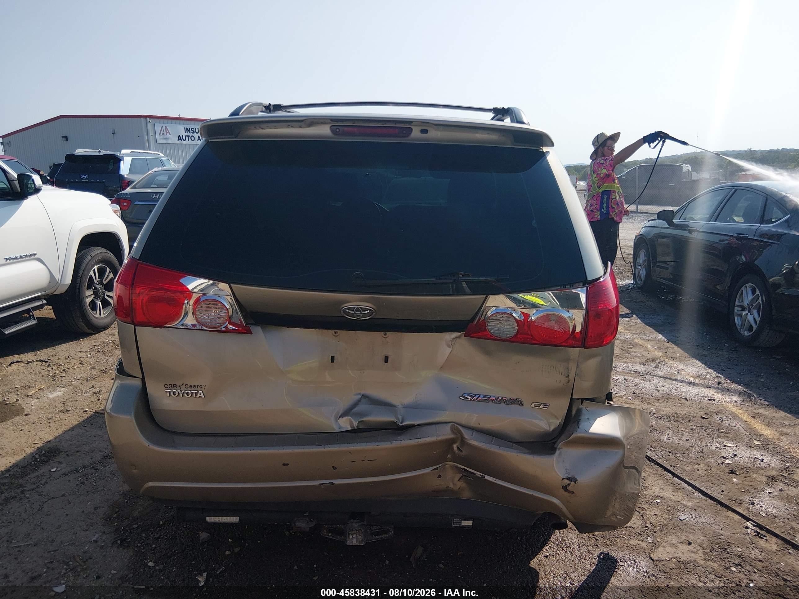 2008 Toyota Sienna Ce Tan vin: 5TDZK23C48S124414