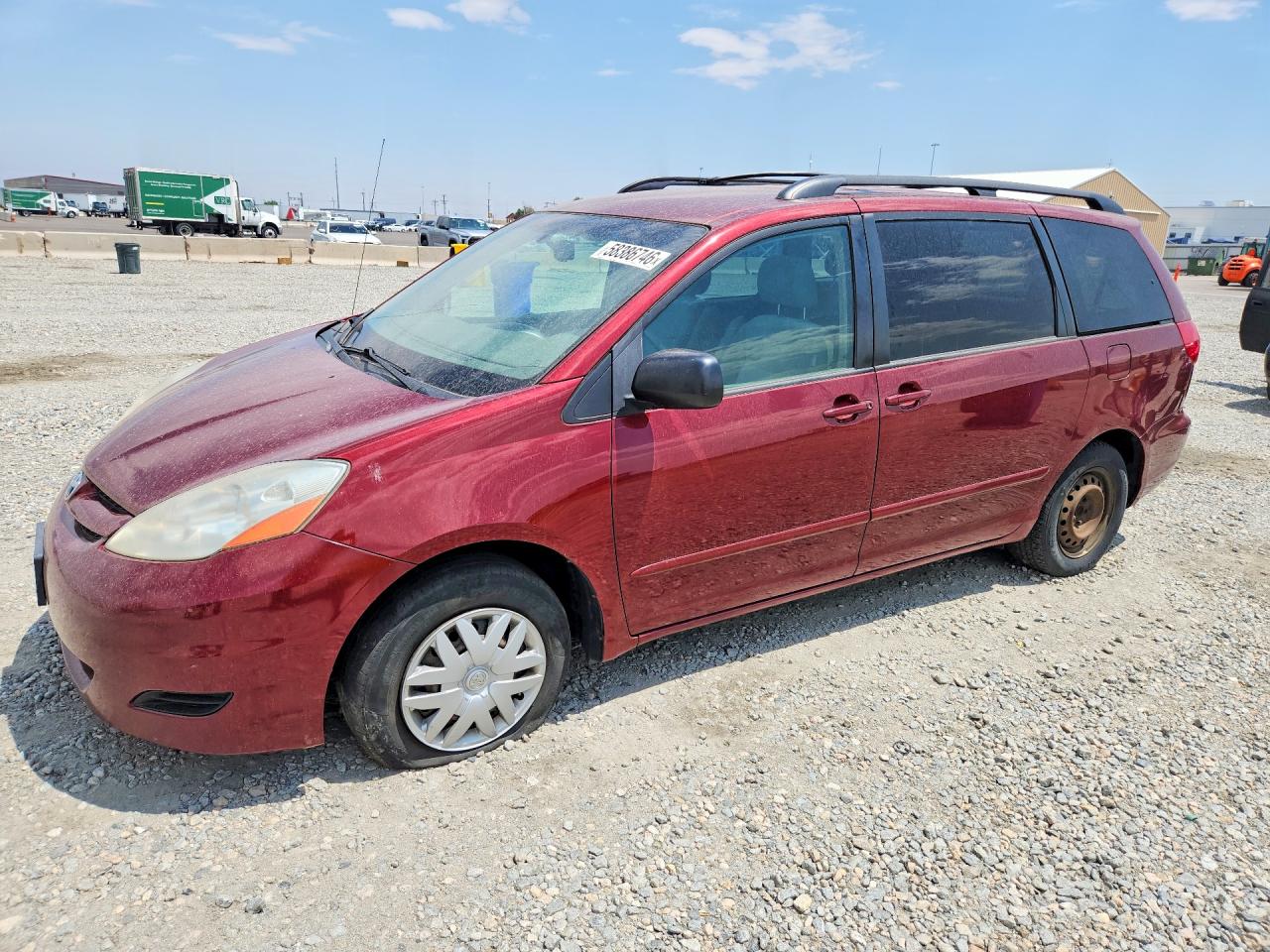2008 Toyota Sienna Le 7-passenger Red vin: 5TDZK23C48S160359