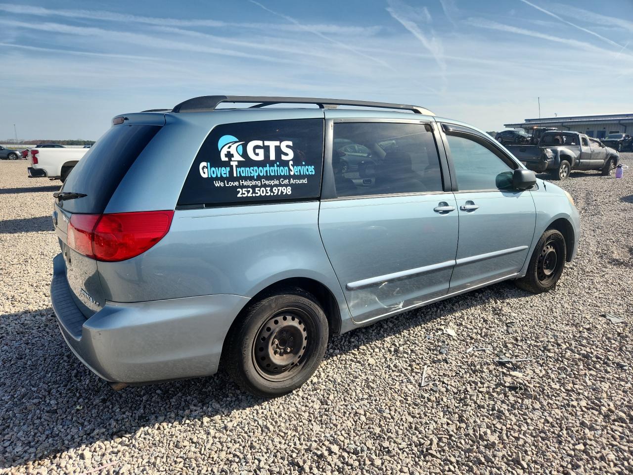 2008 Toyota Sienna Ce Turquoise vin: 5TDZK23C48S165416