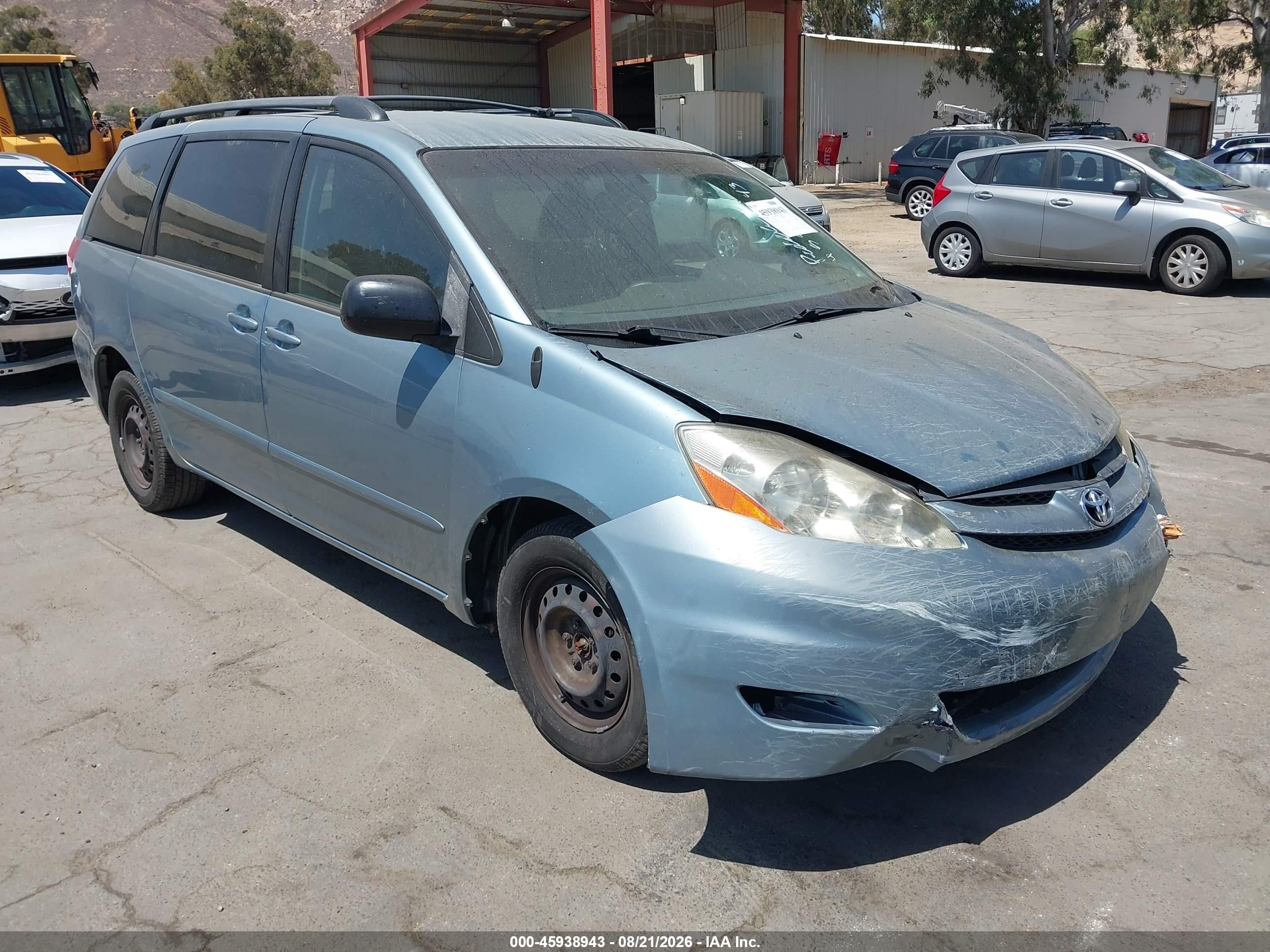 2008 Toyota Sienna Le Silver vin: 5TDZK23C48S165965