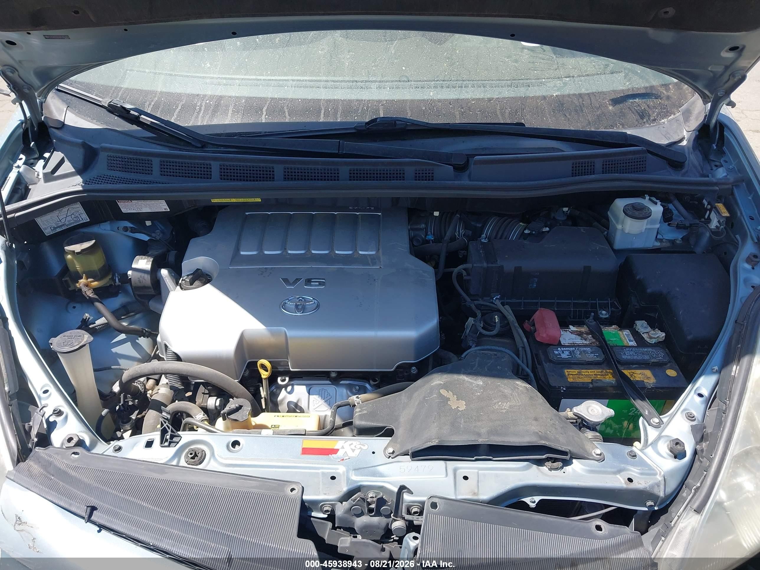 2008 Toyota Sienna Le Silver vin: 5TDZK23C48S165965