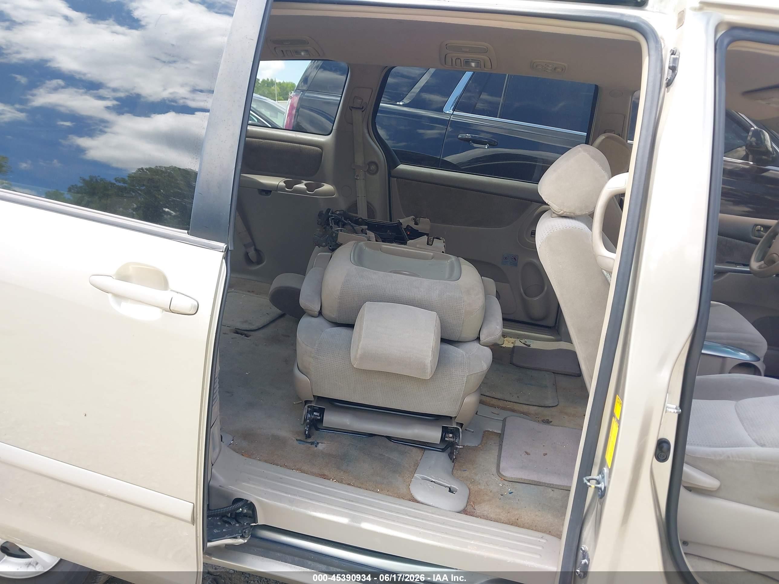 2008 Toyota Sienna Le Золотой vin: 5TDZK23C48S190803