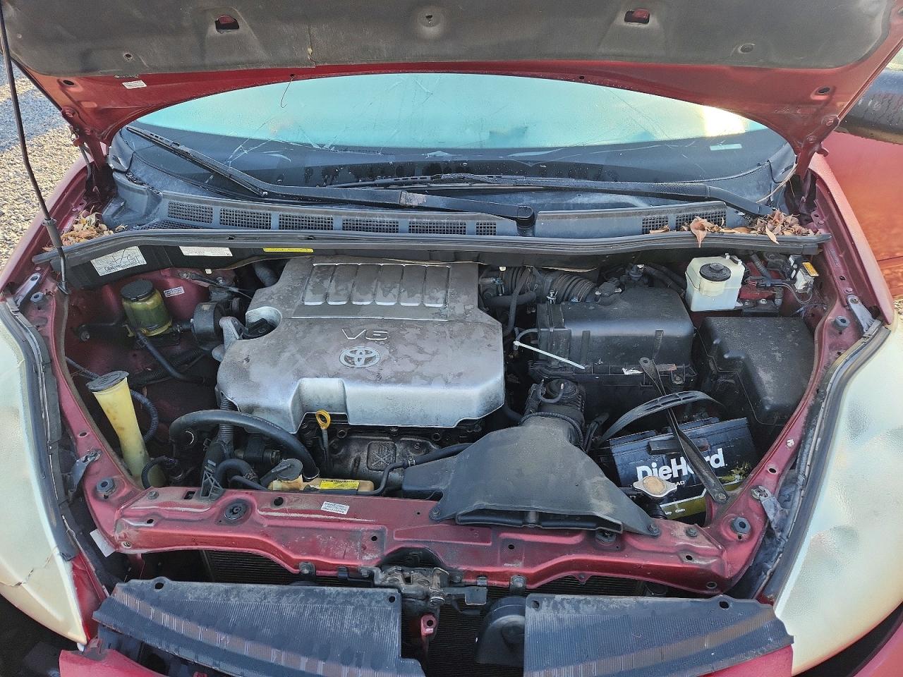 2008 Toyota Sienna Le 7-passenger Burgundy vin: 5TDZK23C48S191658