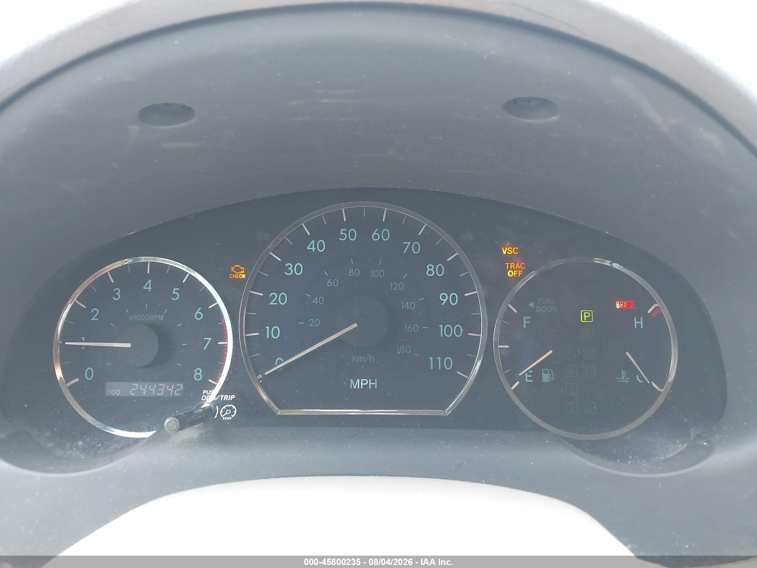 2008 Toyota Sienna Le Silver vin: 5TDZK23C48S196875