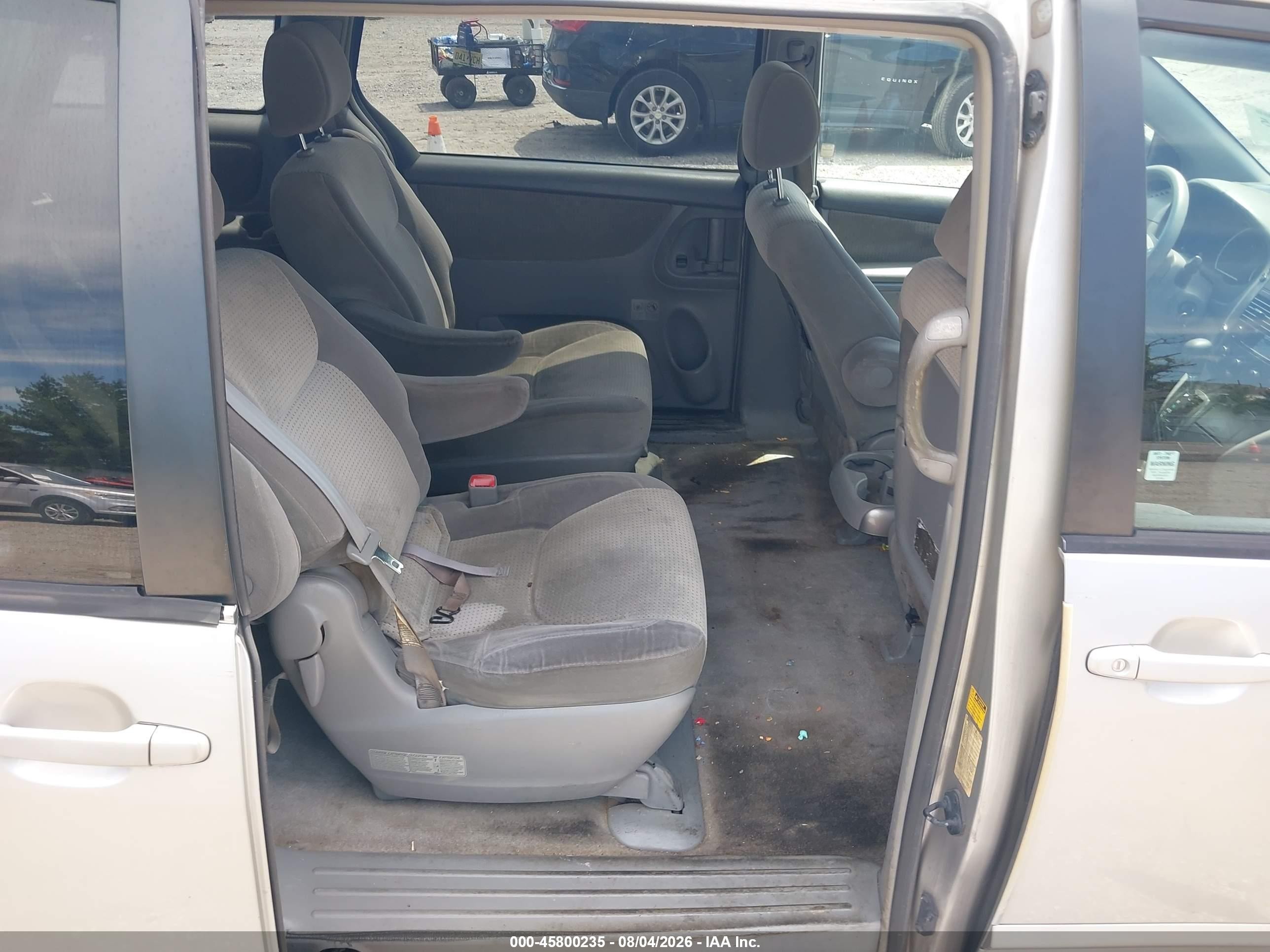 2008 Toyota Sienna Le Silver vin: 5TDZK23C48S196875