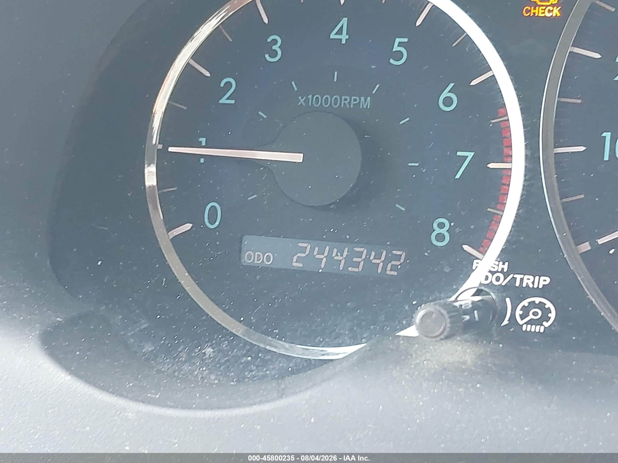 2008 Toyota Sienna Le Silver vin: 5TDZK23C48S196875
