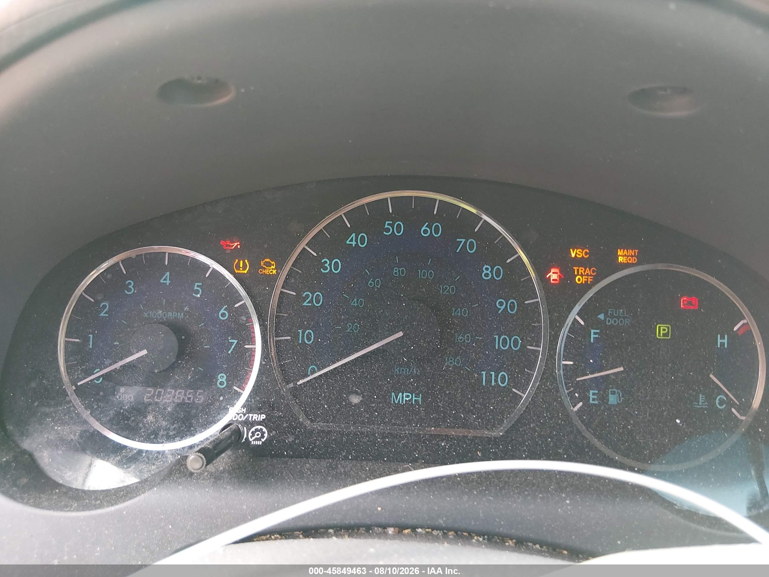 2008 Toyota Sienna Le Light Blue vin: 5TDZK23C48S206630