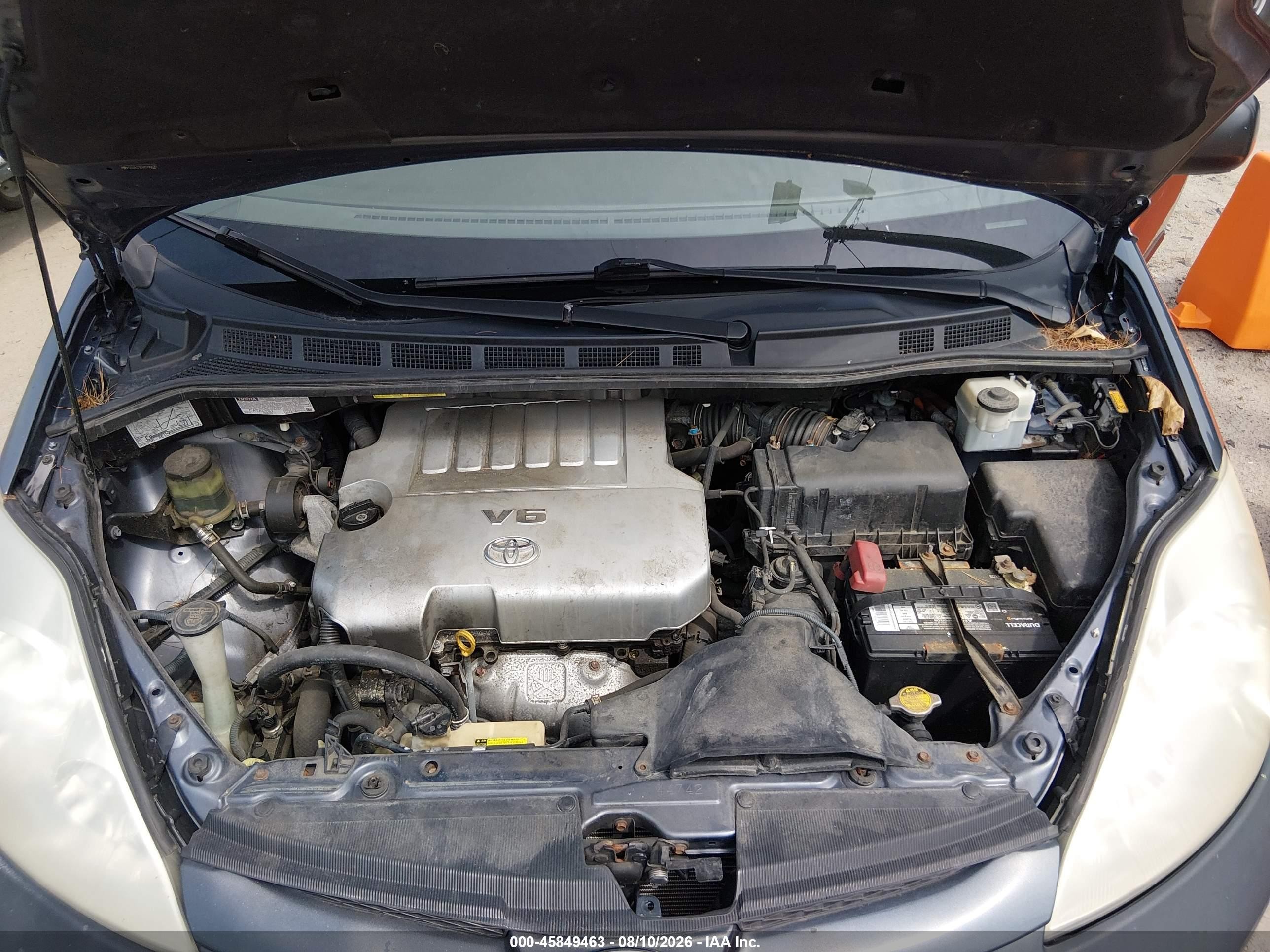 2008 Toyota Sienna Le Light Blue vin: 5TDZK23C48S206630