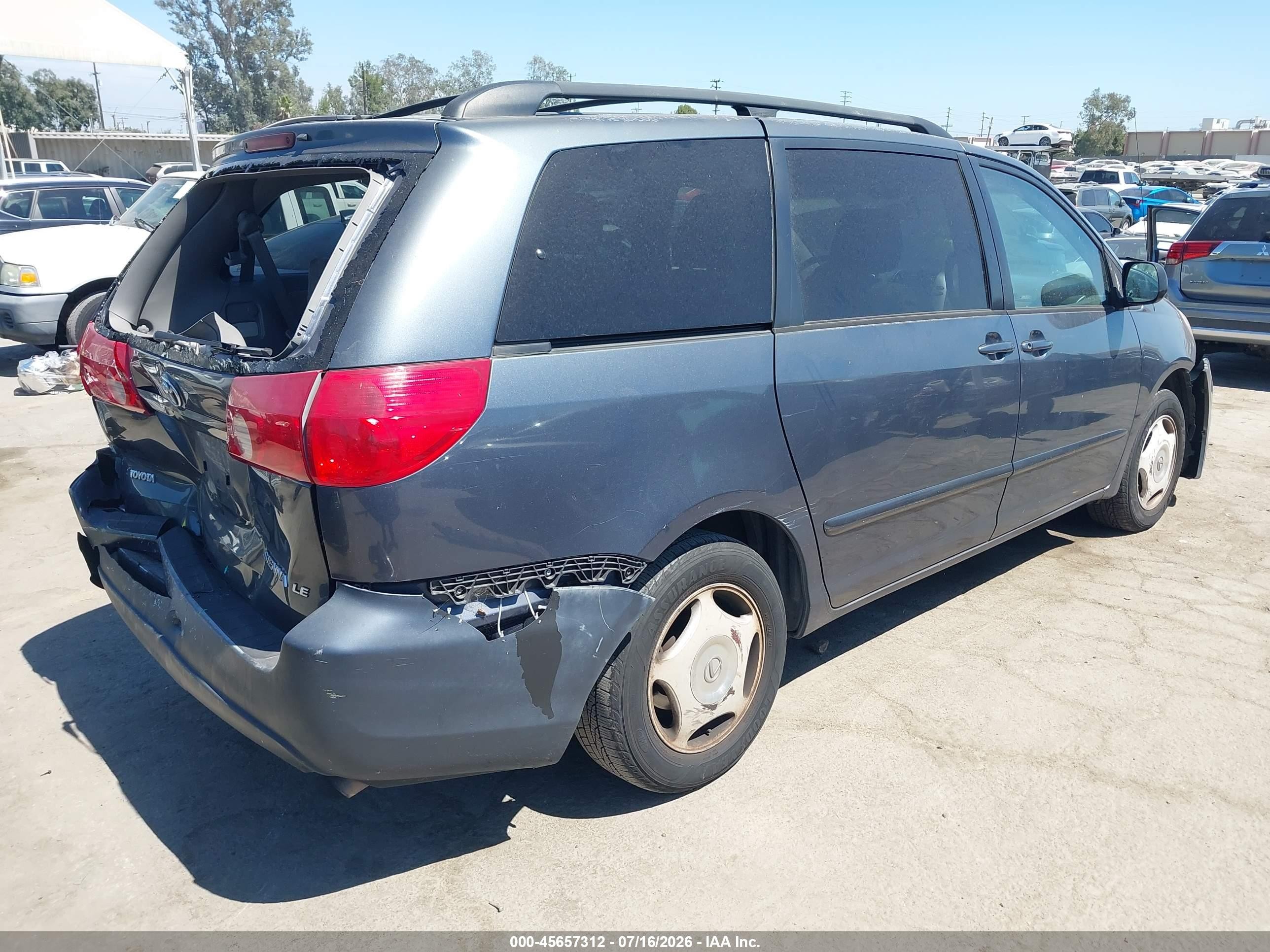 2009 Toyota Sienna Le Gray vin: 5TDZK23C49S231058