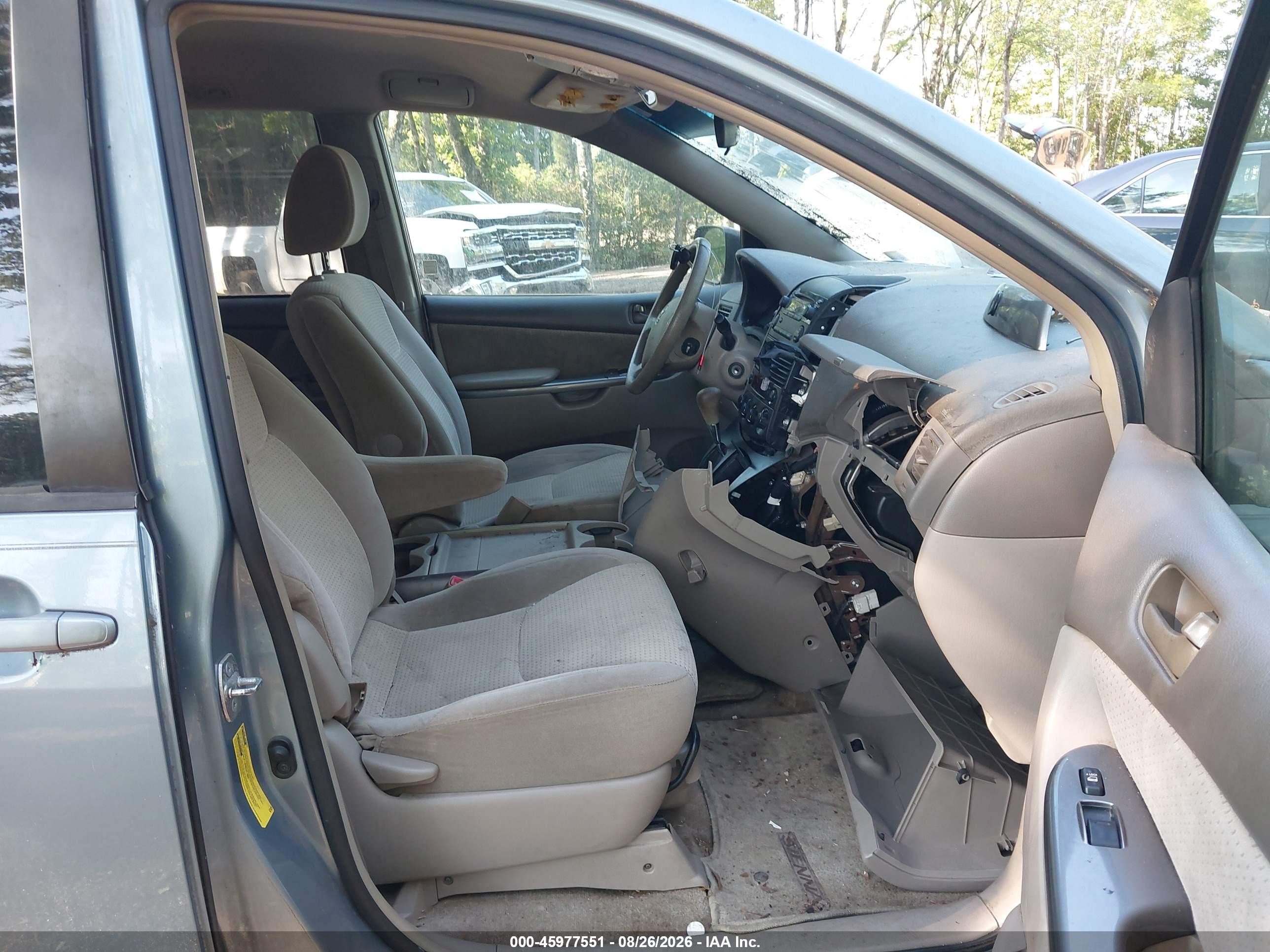 2009 Toyota Sienna Le Light Blue vin: 5TDZK23C49S240519