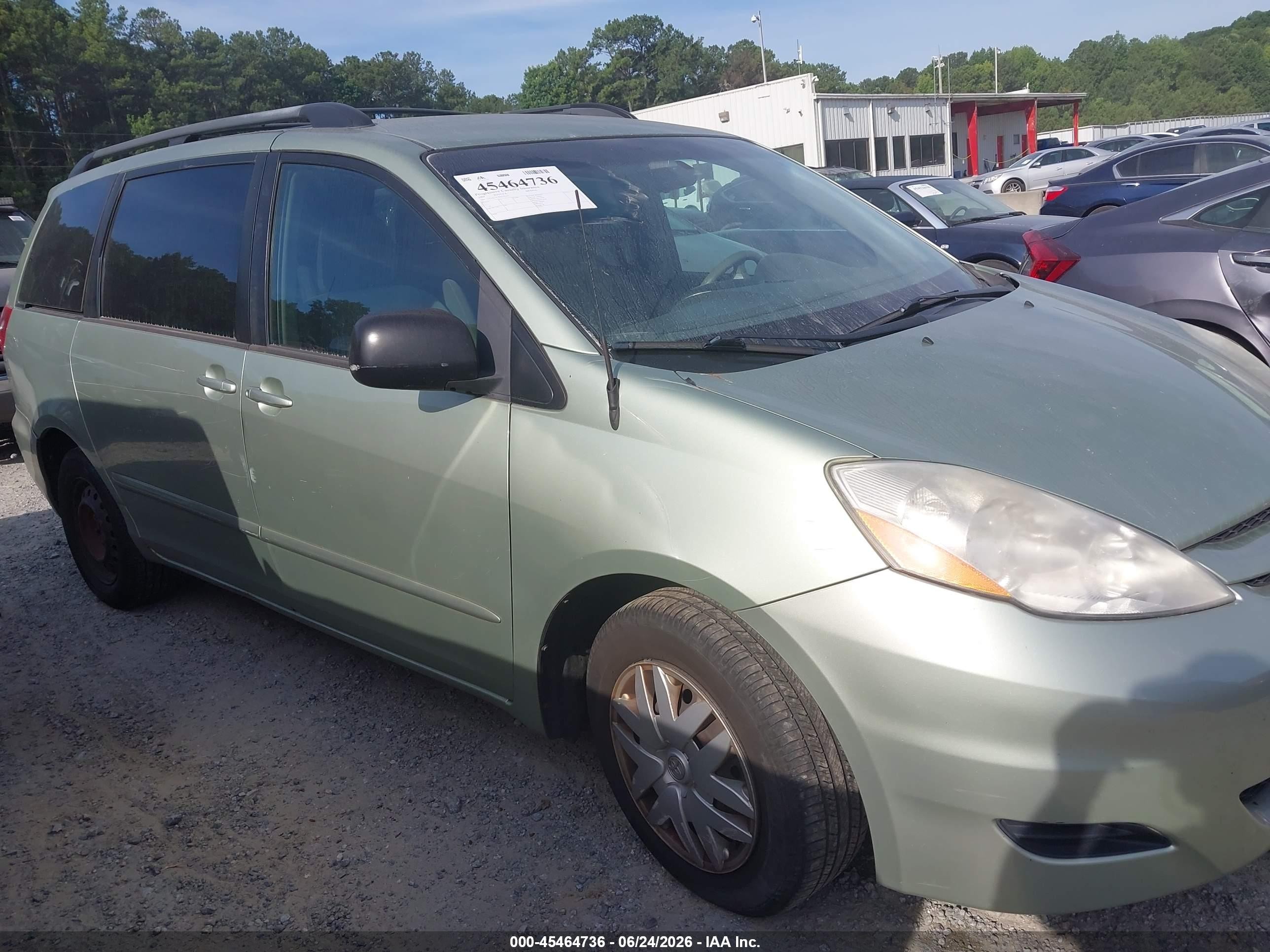 2009 Toyota Sienna Le Green vin: 5TDZK23C49S277411