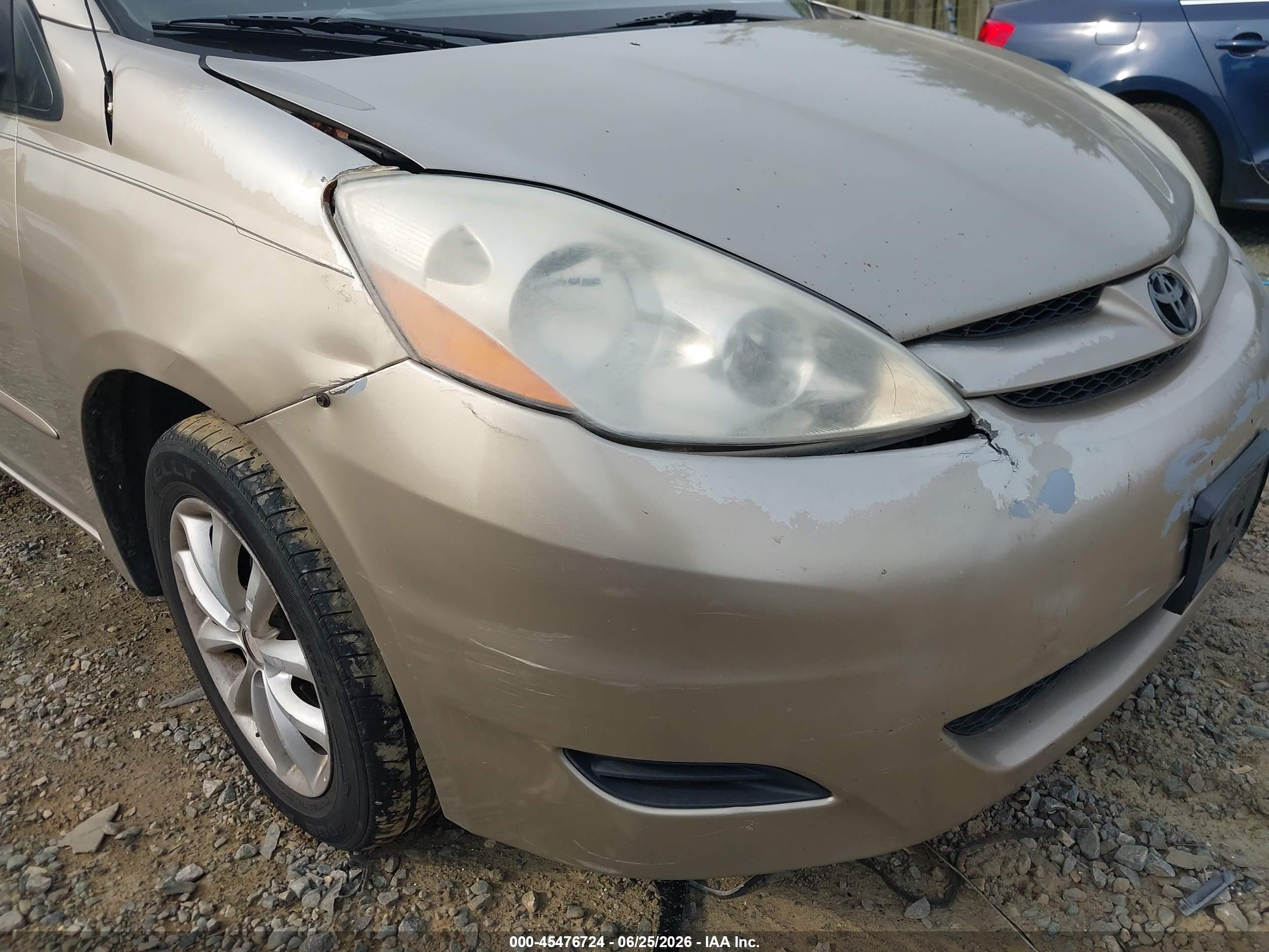2009 Toyota Sienna Le Beige vin: 5TDZK23C49S283418