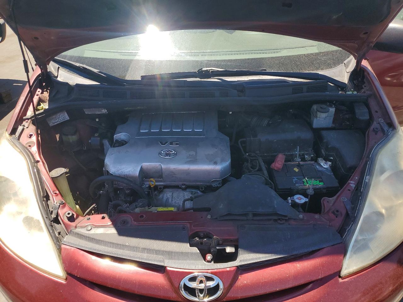 2009 Toyota Sienna Le 8-passenger Темно-бордовый vin: 5TDZK23C49S283774