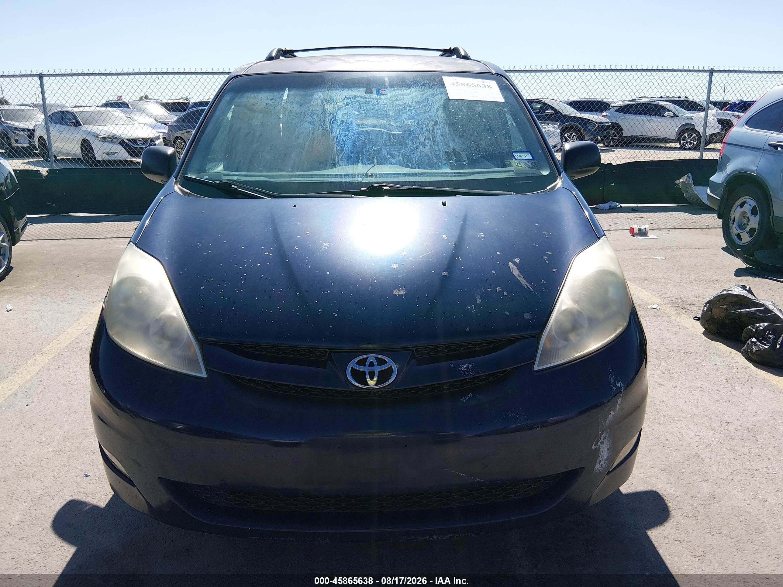 2007 Toyota Sienna Le Dark Blue vin: 5TDZK23C57S005169