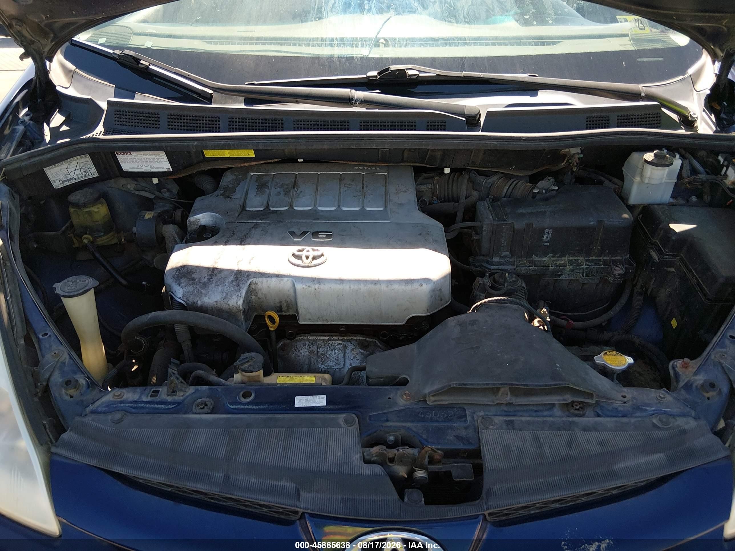 2007 Toyota Sienna Le Dark Blue vin: 5TDZK23C57S005169