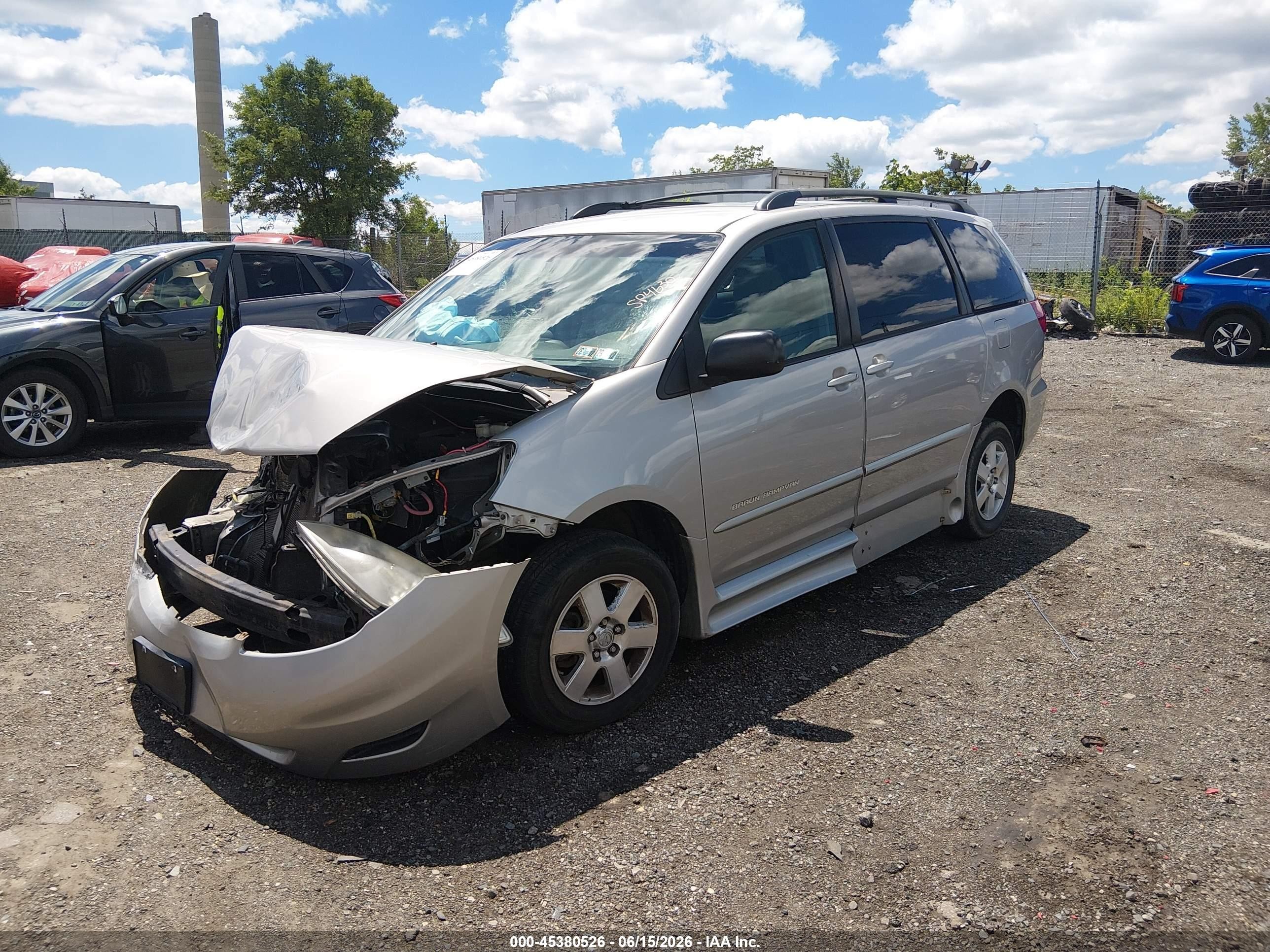 2007 Toyota Sienna Le Gold vin: 5TDZK23C57S005673
