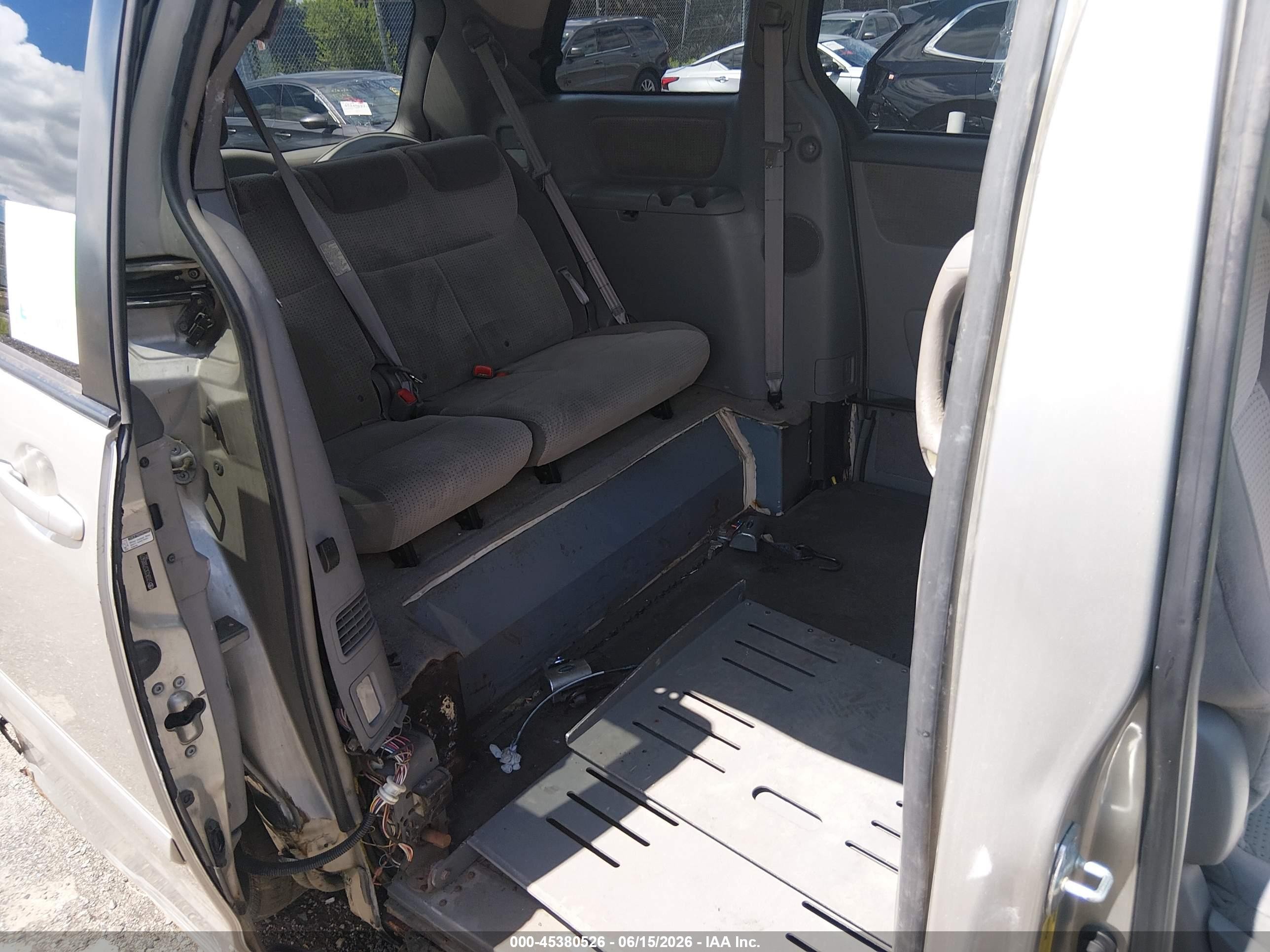 2007 Toyota Sienna Le Gold vin: 5TDZK23C57S005673
