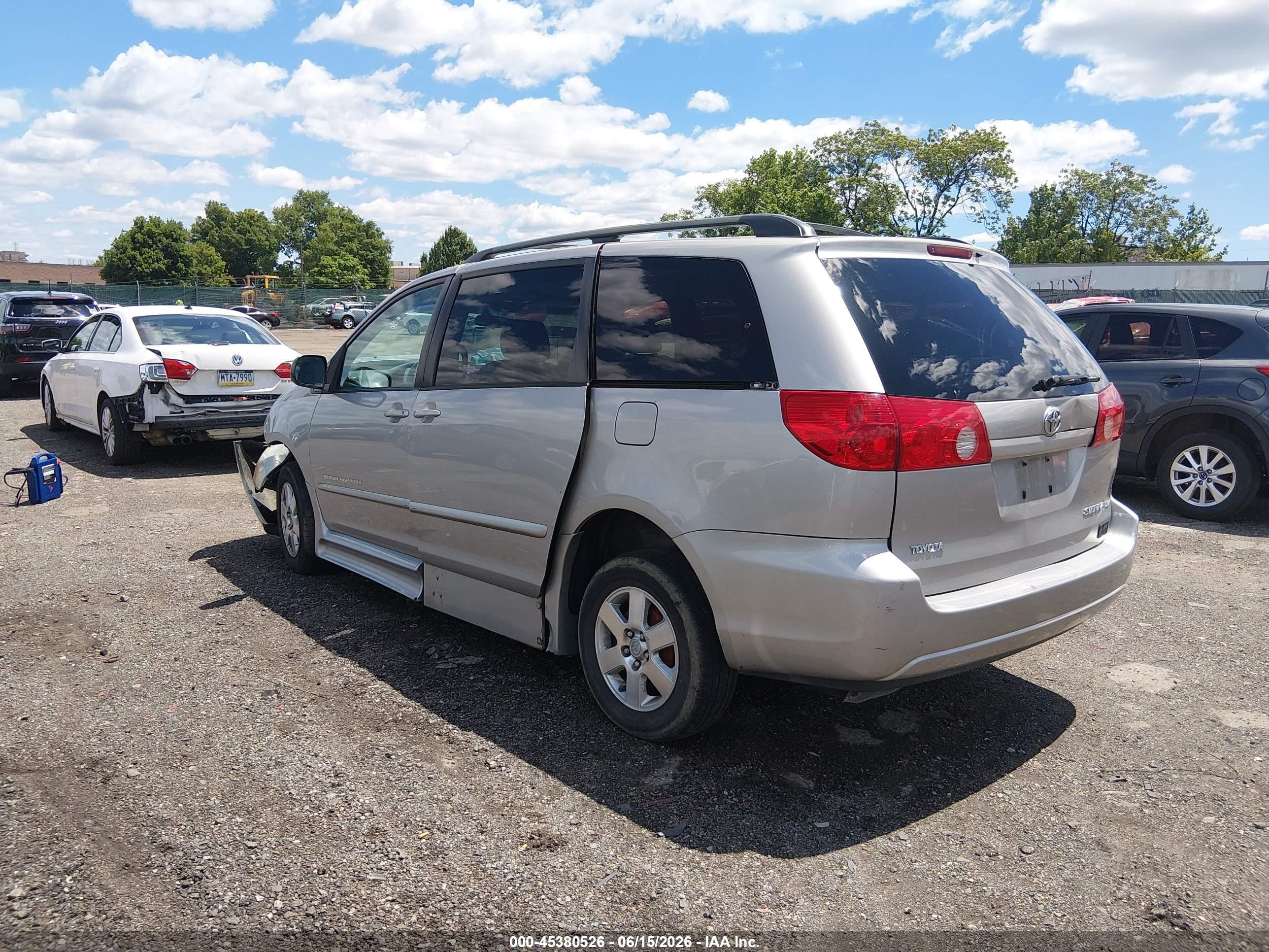 2007 Toyota Sienna Le Gold vin: 5TDZK23C57S005673