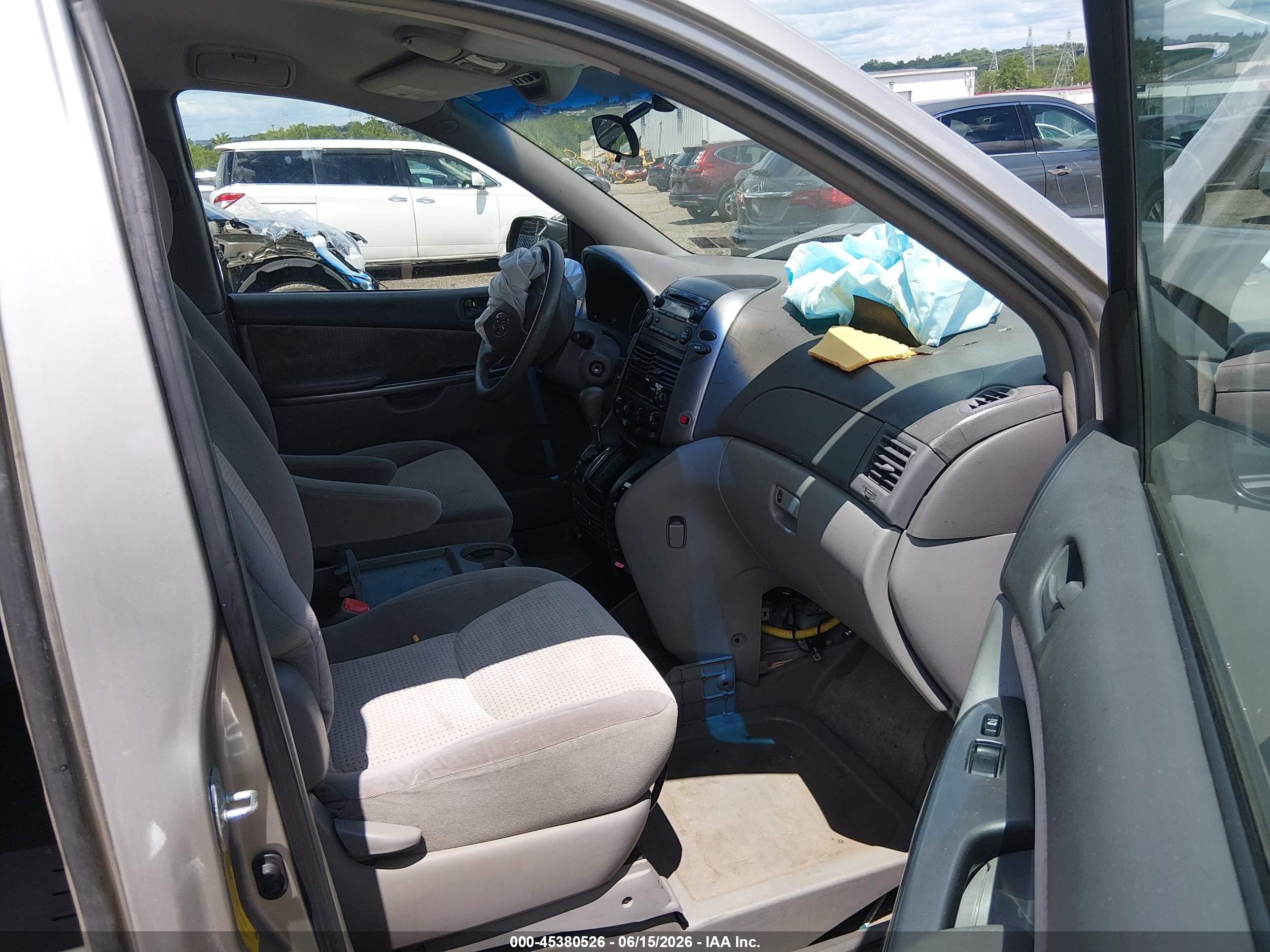 2007 Toyota Sienna Le Gold vin: 5TDZK23C57S005673