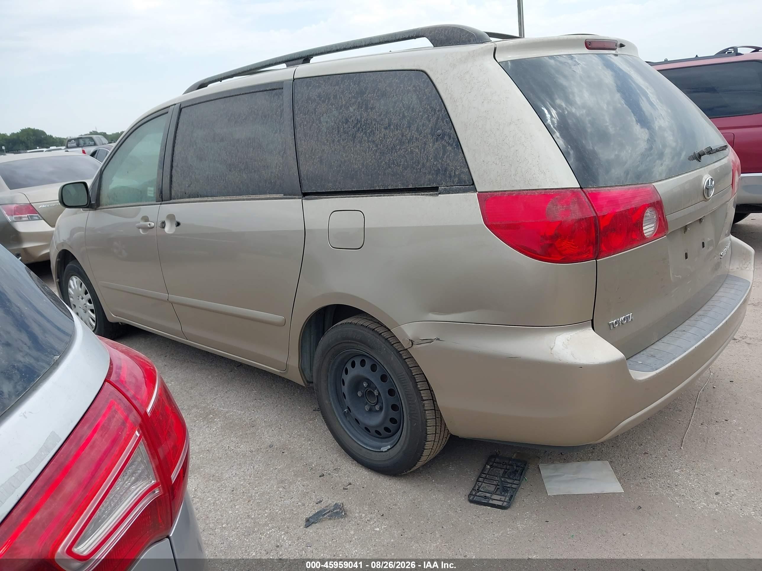 2007 Toyota Sienna Le Gold vin: 5TDZK23C57S018617
