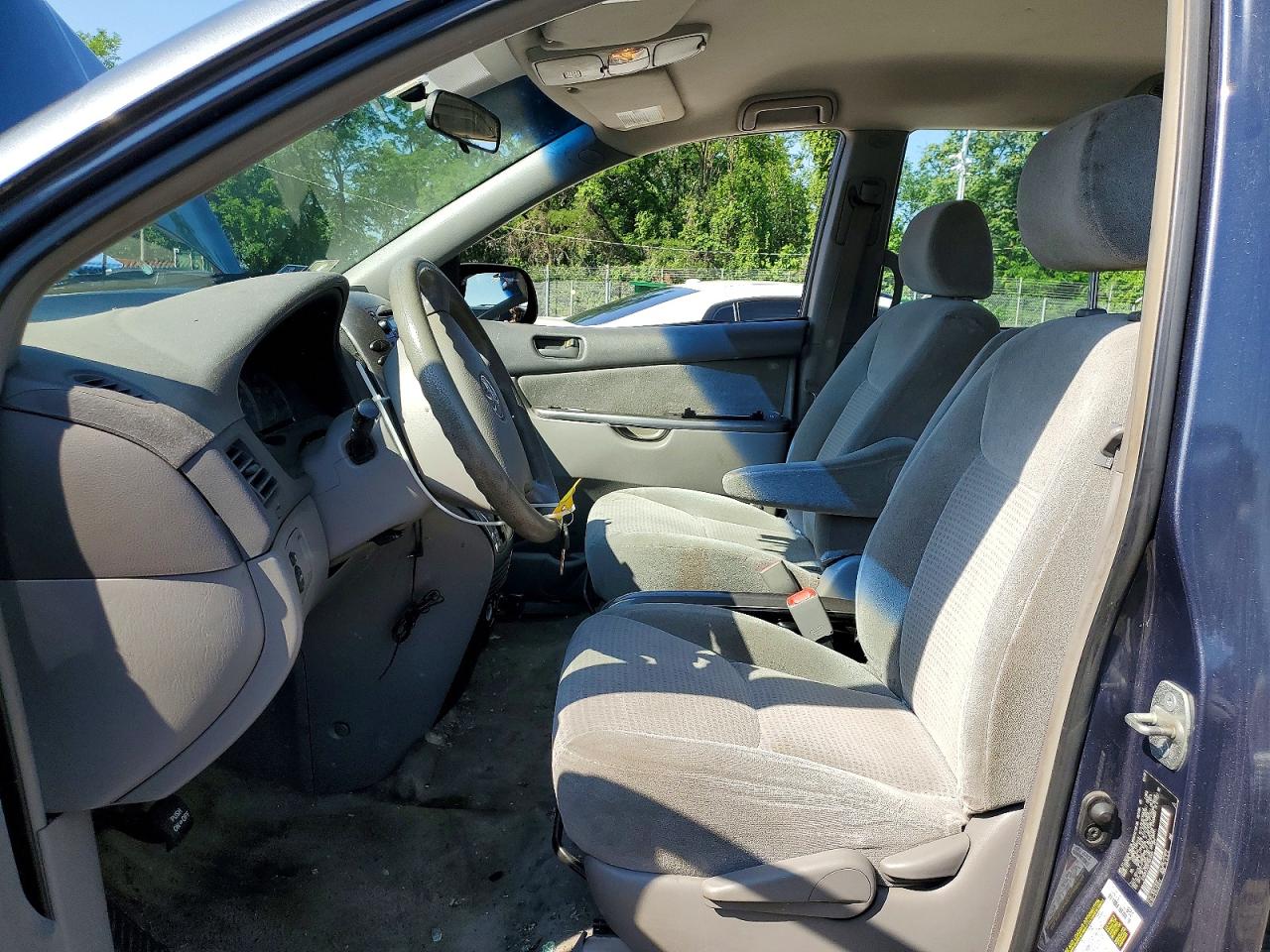 2007 Toyota Sienna Ce 7-passenger Gray vin: 5TDZK23C57S049494