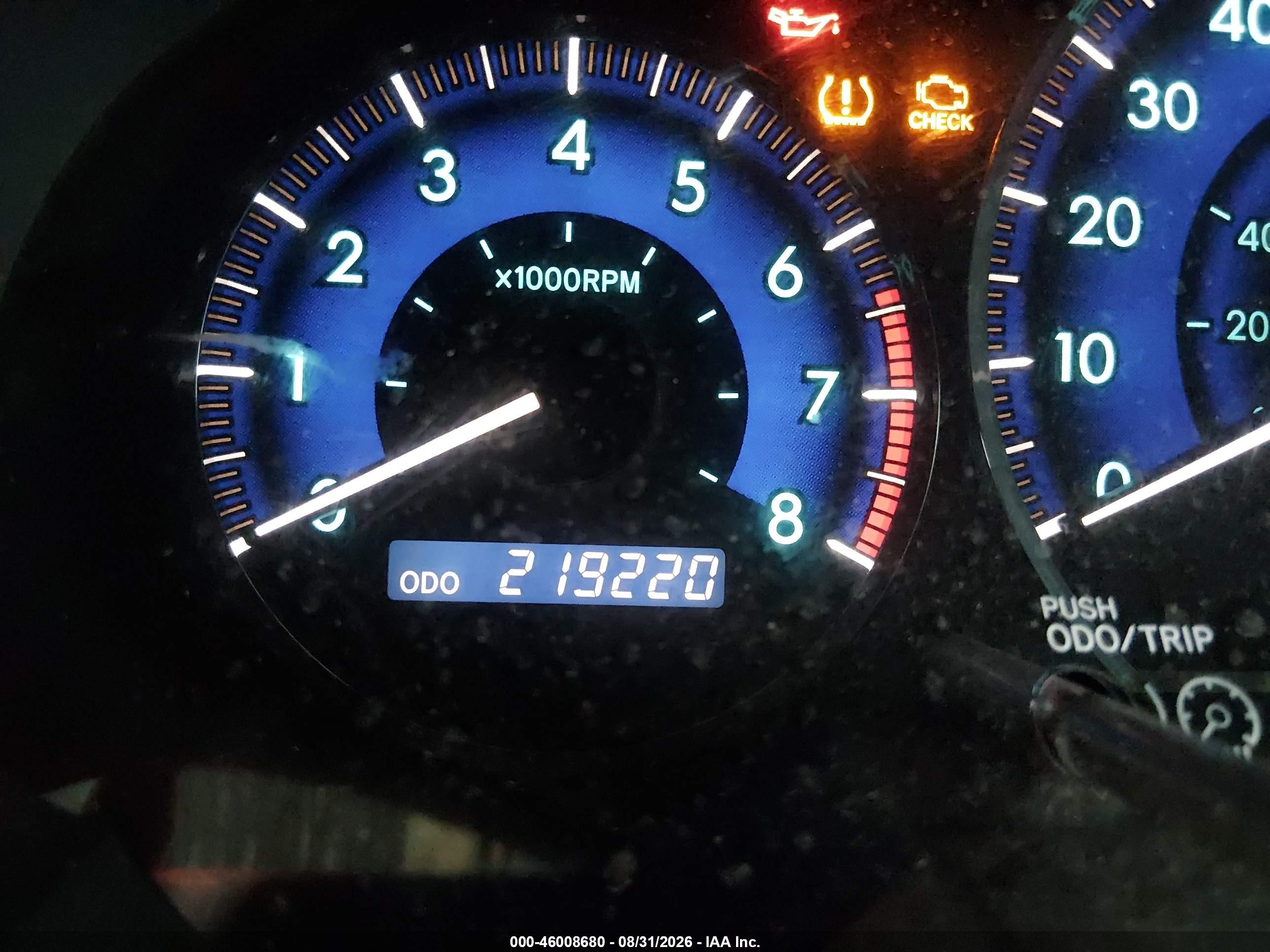 2007 Toyota Sienna Le Blue vin: 5TDZK23C57S074797