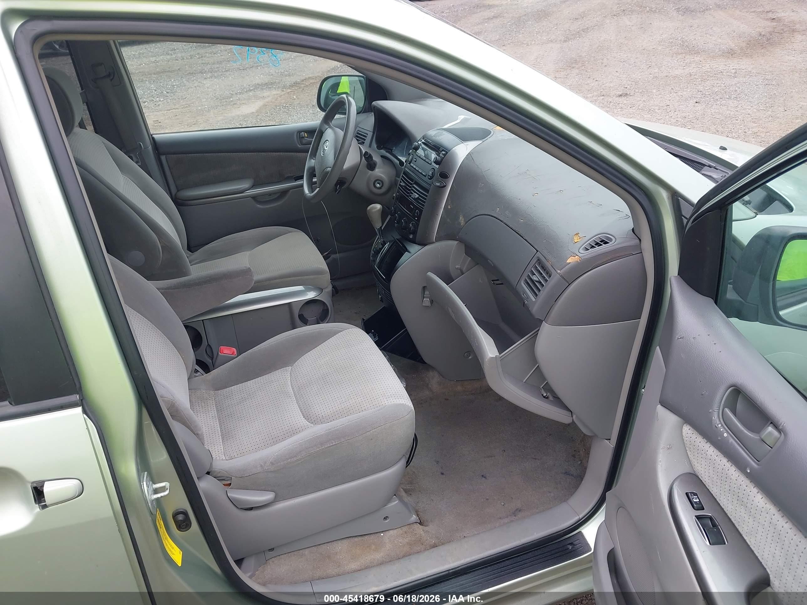 2008 Toyota Sienna Le Зеленый vin: 5TDZK23C58S100932