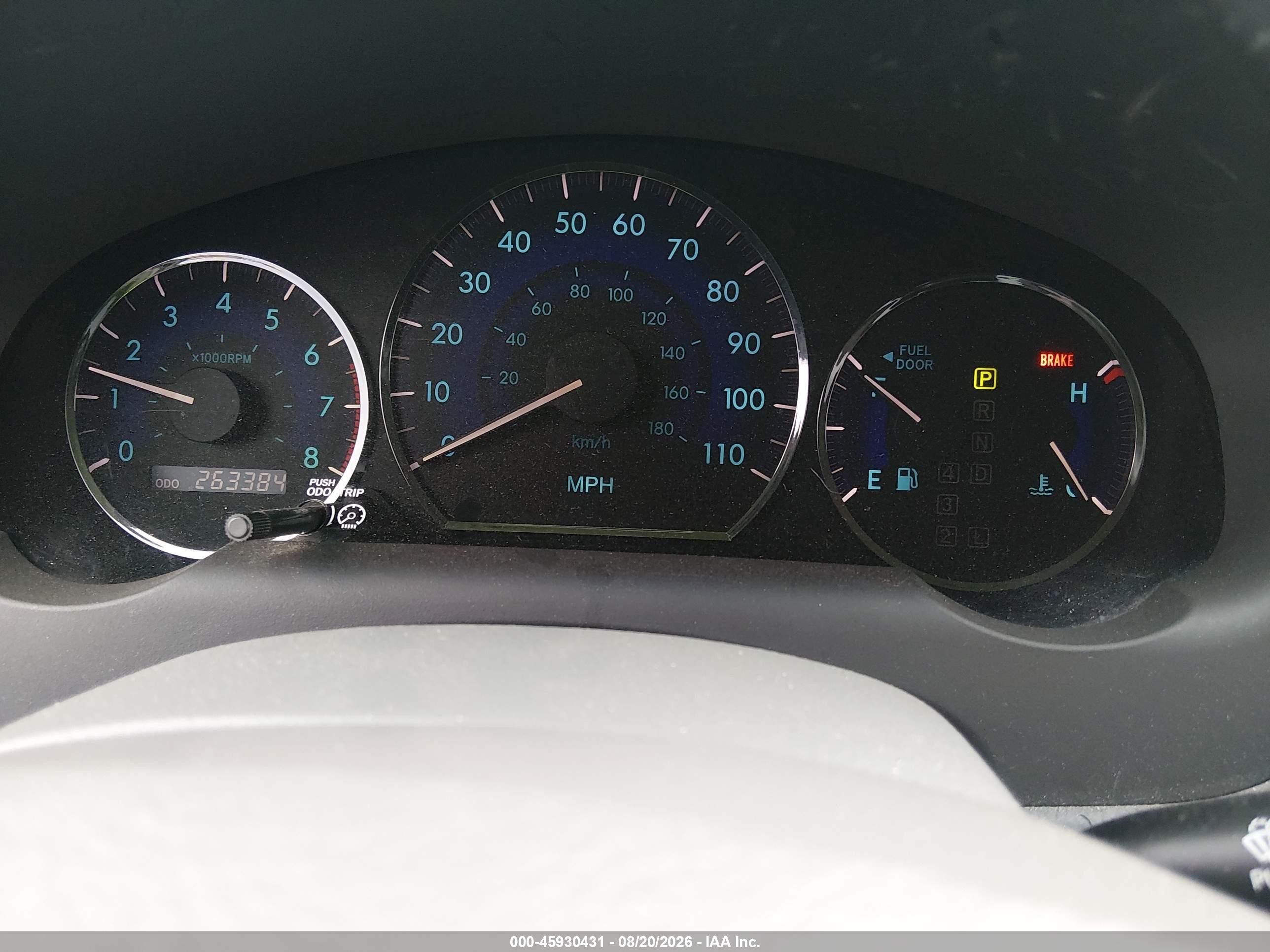 2008 Toyota Sienna Le Blue vin: 5TDZK23C58S156479