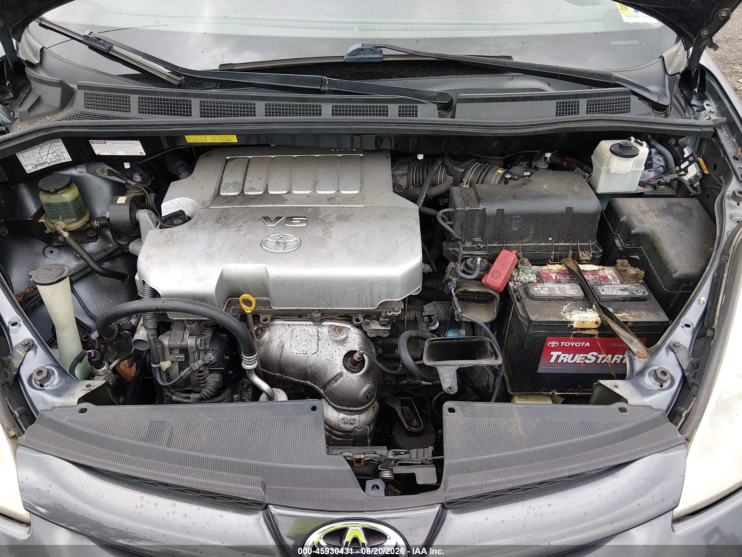 2008 Toyota Sienna Le Blue vin: 5TDZK23C58S156479