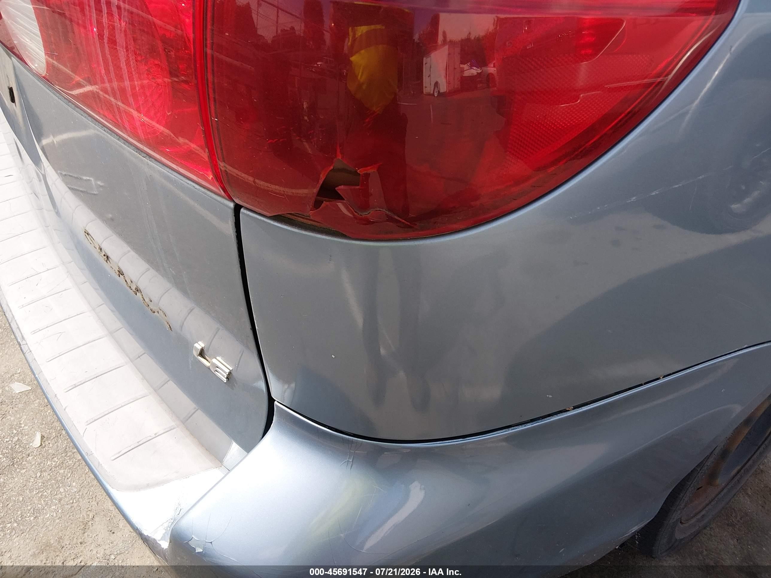2008 Toyota Sienna Le Синий vin: 5TDZK23C58S174402