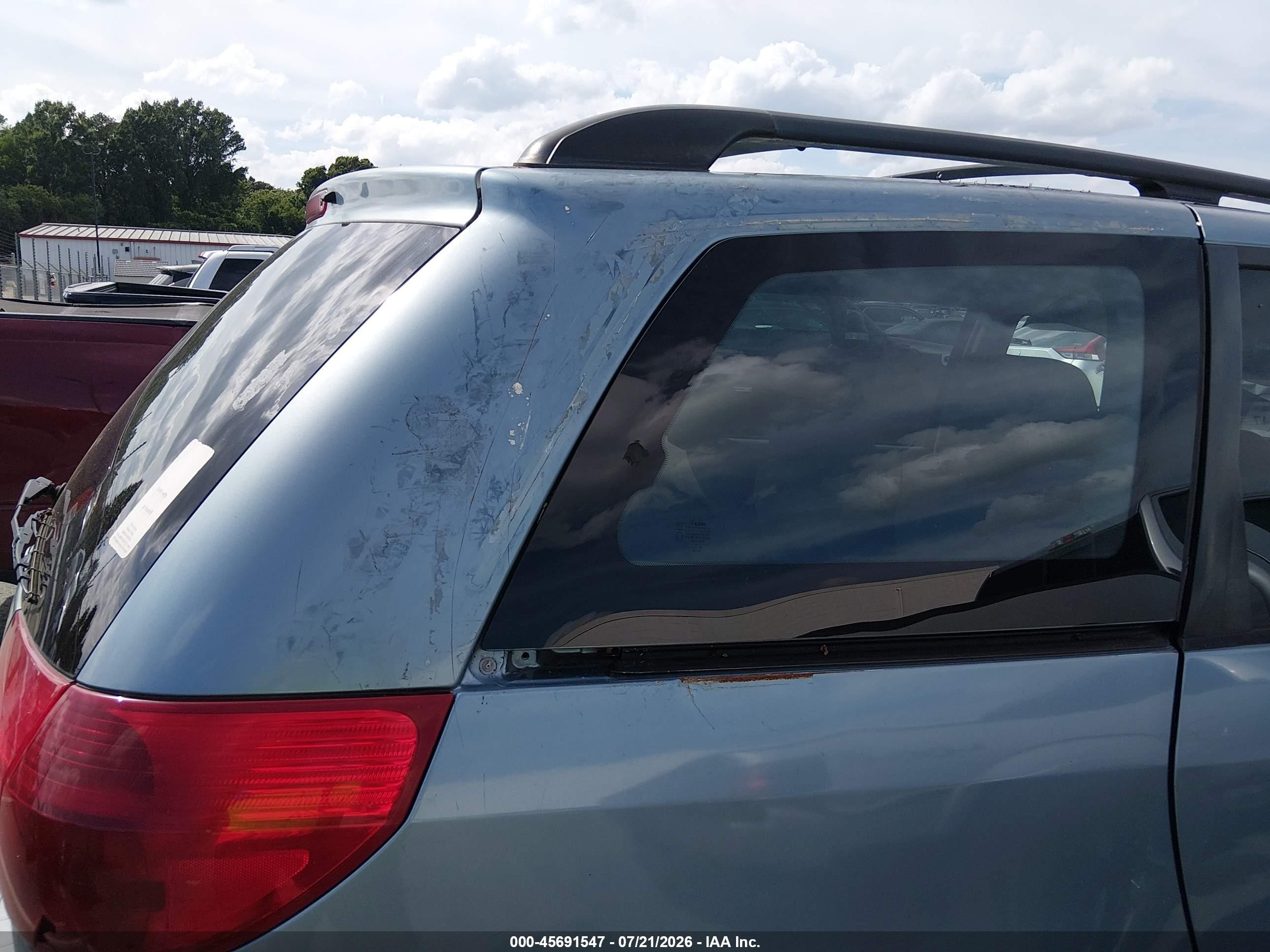 2008 Toyota Sienna Le Синий vin: 5TDZK23C58S174402