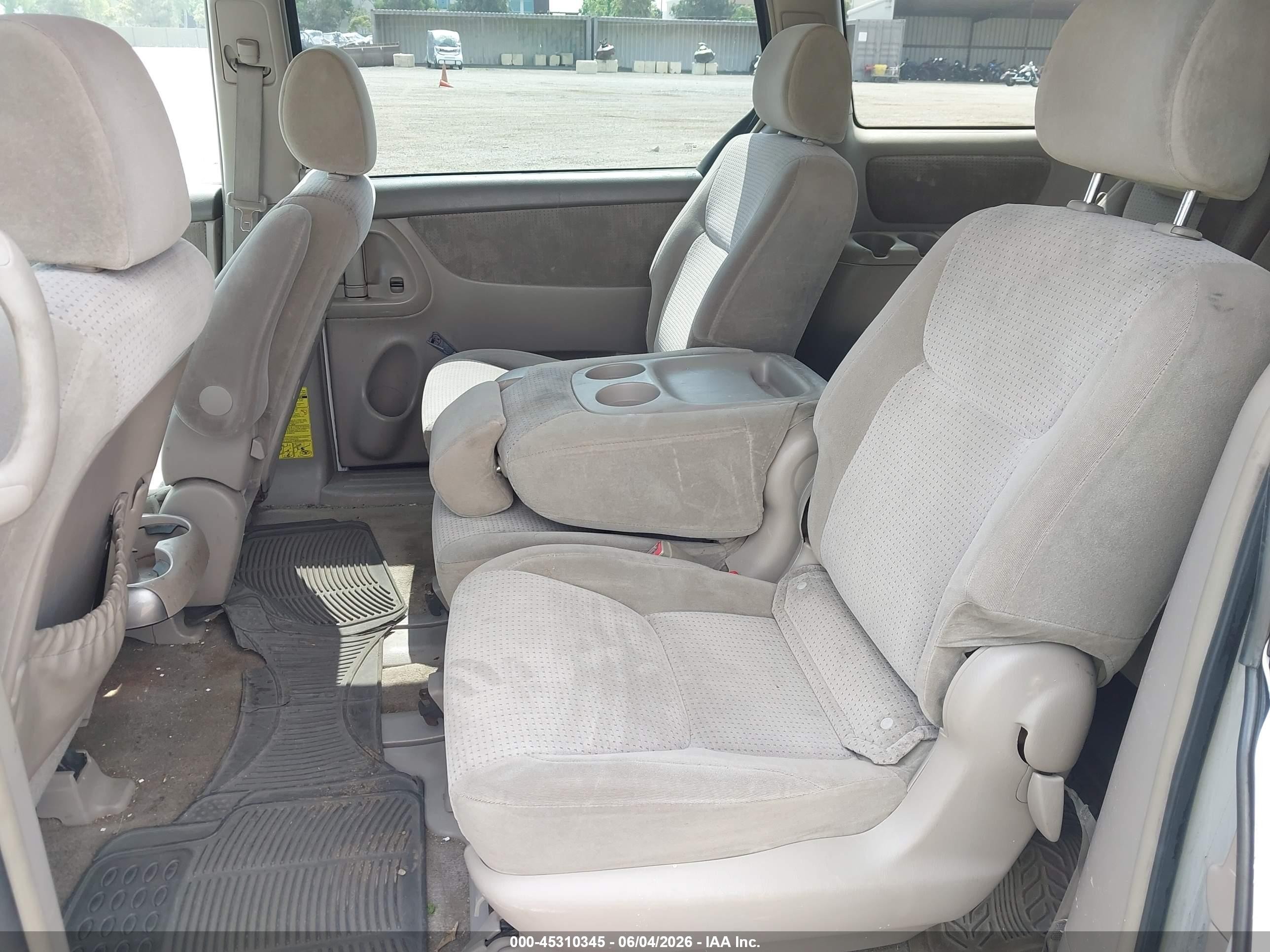 2008 Toyota Sienna Le White vin: 5TDZK23C58S190132
