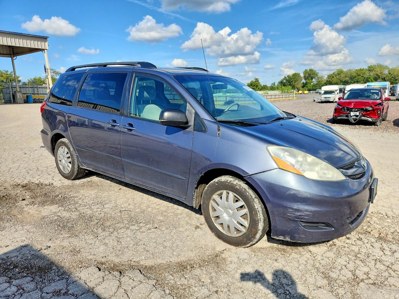 2008 Toyota Sienna Le 8-passenger Серый vin: 5TDZK23C58S207947