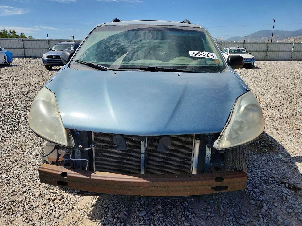2007 Toyota Sienna Le 8-passenger Синий vin: 5TDZK23C67S015466