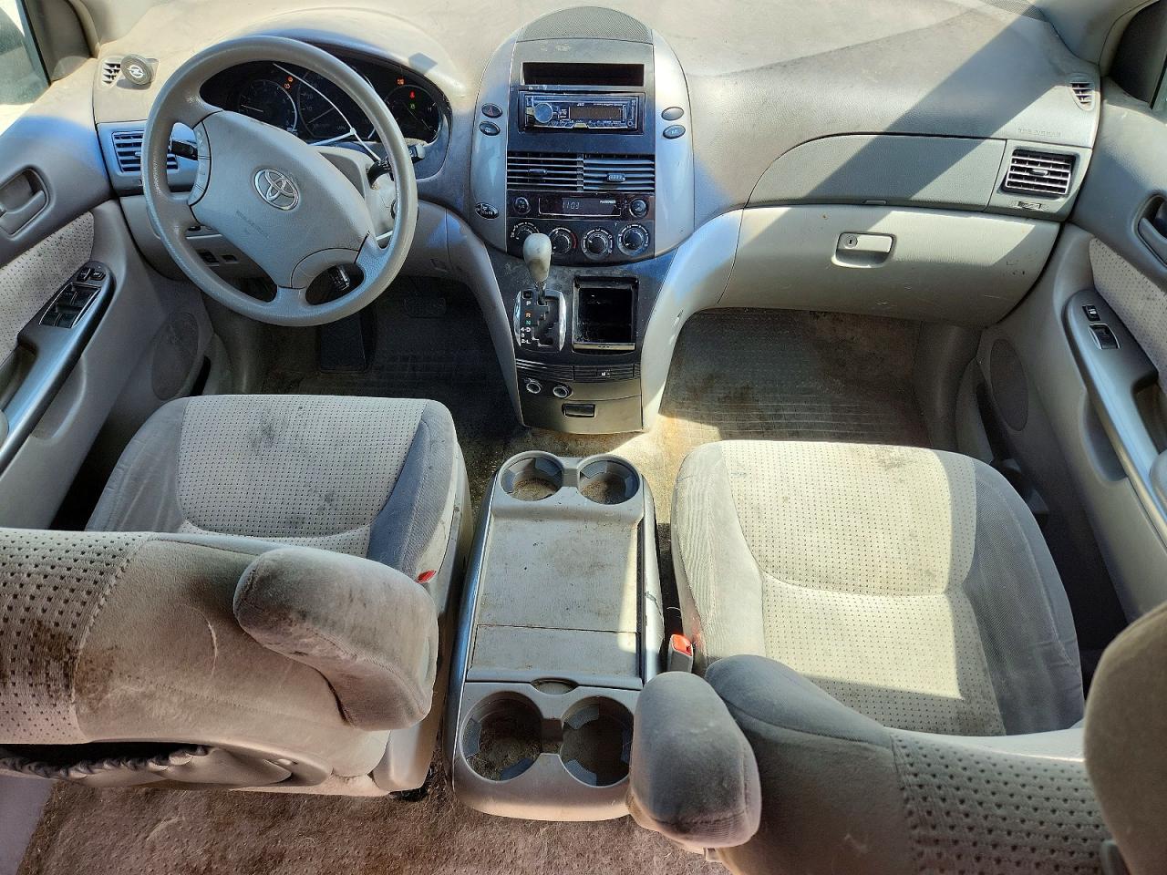 2007 Toyota Sienna Le 8-passenger Синий vin: 5TDZK23C67S015466