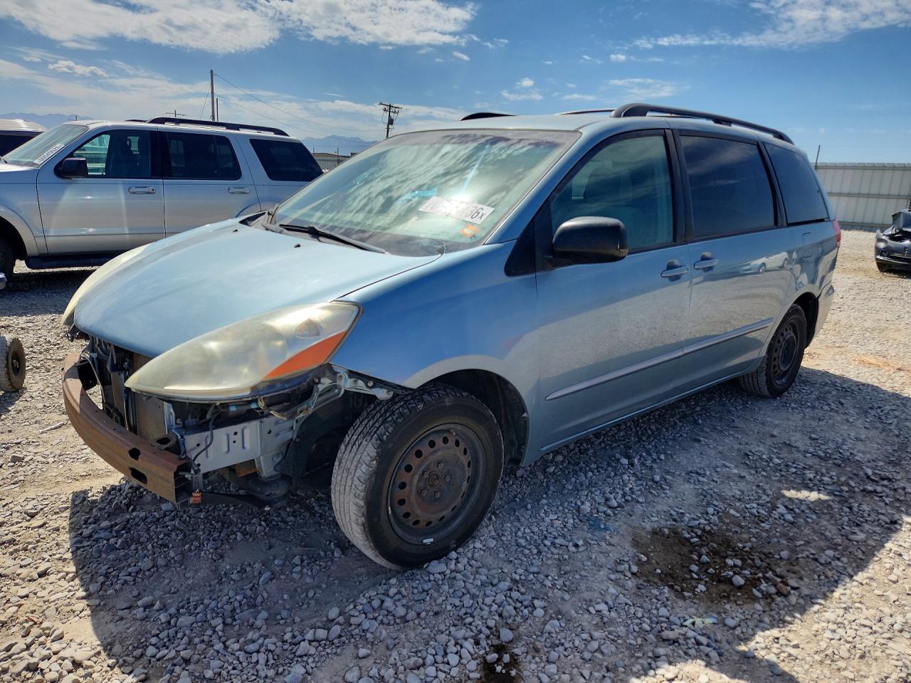 2007 Toyota Sienna Le 8-passenger Синий vin: 5TDZK23C67S015466