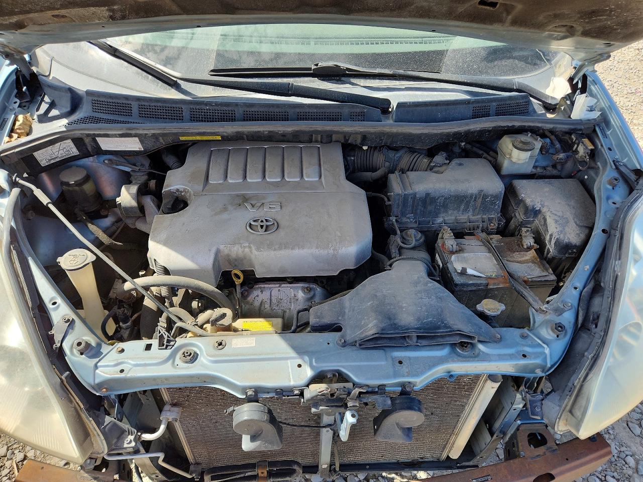 2007 Toyota Sienna Le 8-passenger Синий vin: 5TDZK23C67S015466
