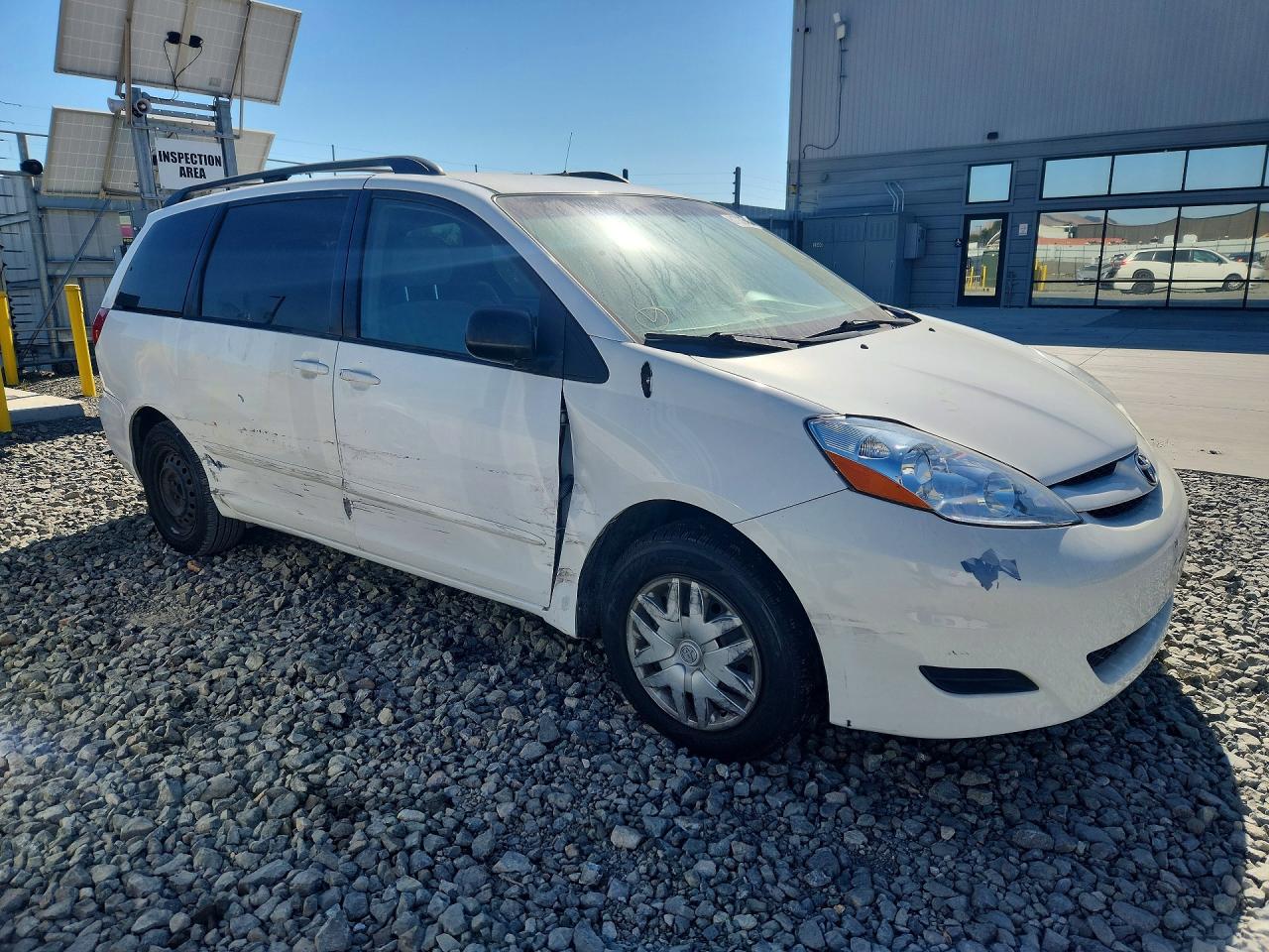 2007 Toyota Sienna Ce 8-passenger White vin: 5TDZK23C67S033076