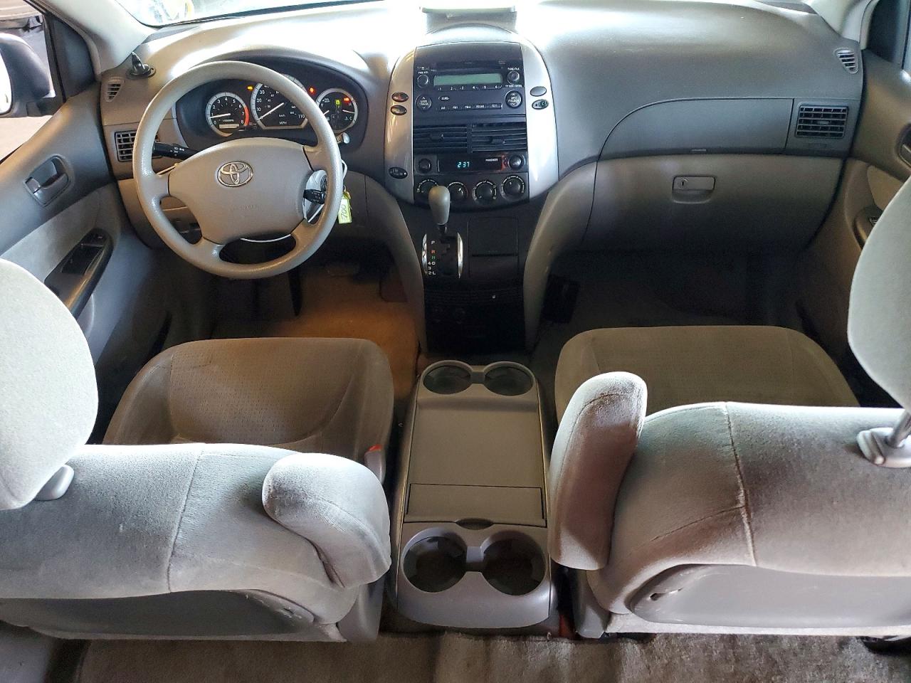 2007 Toyota Sienna Ce 8-passenger White vin: 5TDZK23C67S033076