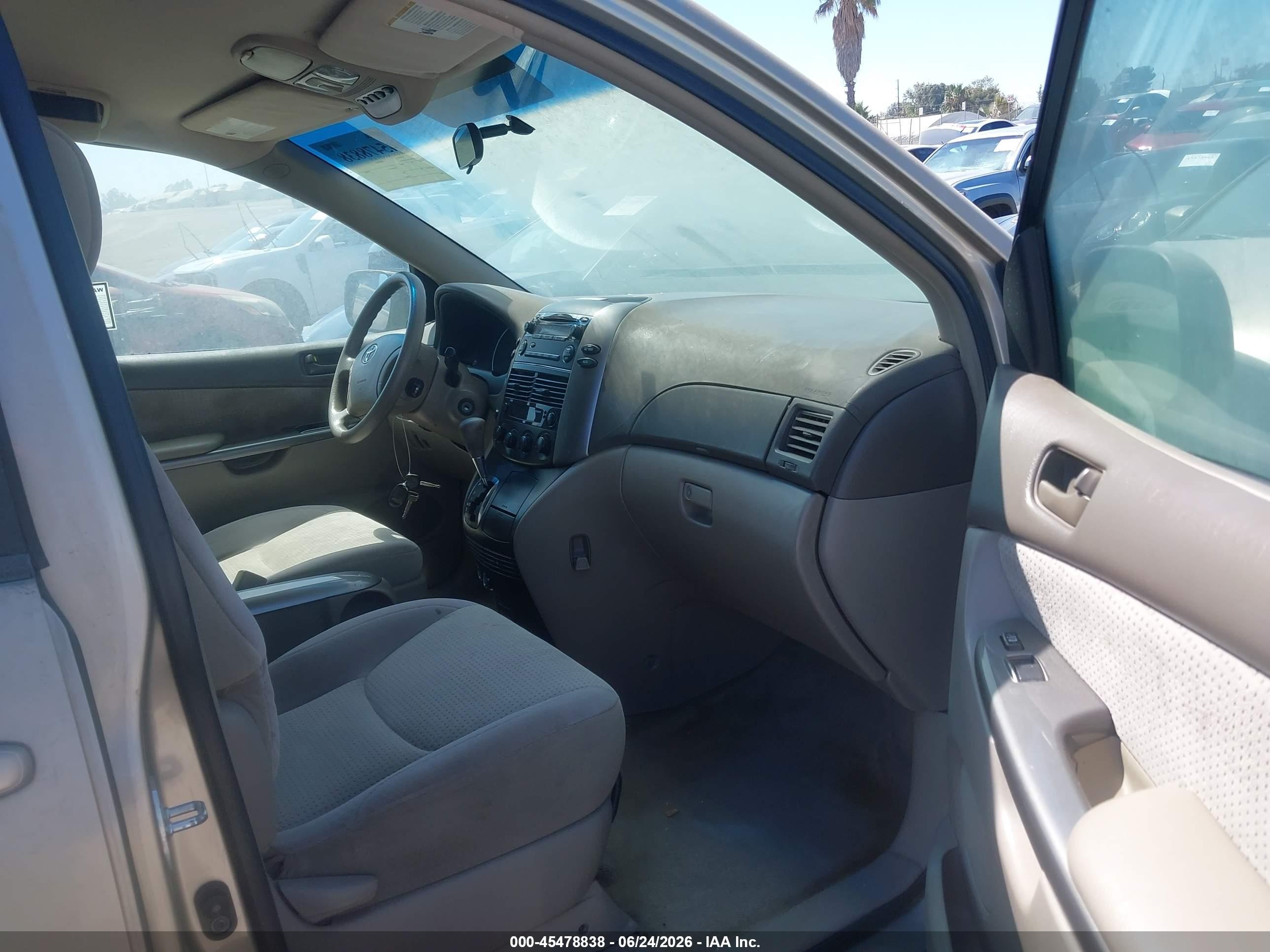 2007 Toyota Sienna Le Gold vin: 5TDZK23C67S076509