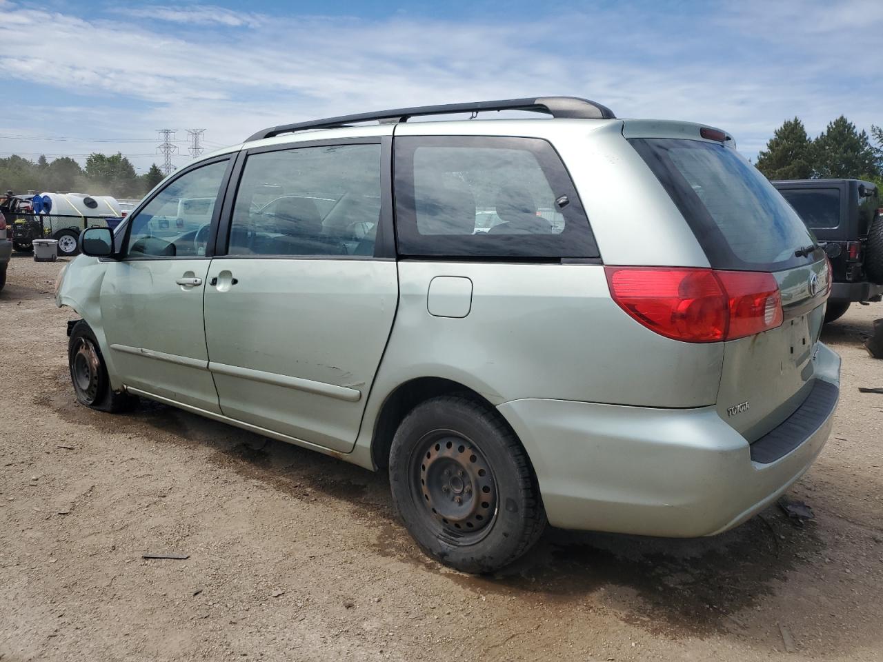 2007 Toyota Sienna Ce 7-passenger Green vin: 5TDZK23C67S098168