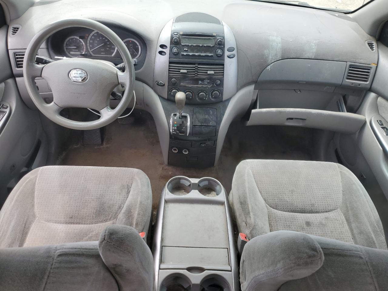 2007 Toyota Sienna Ce 7-passenger Green vin: 5TDZK23C67S098168