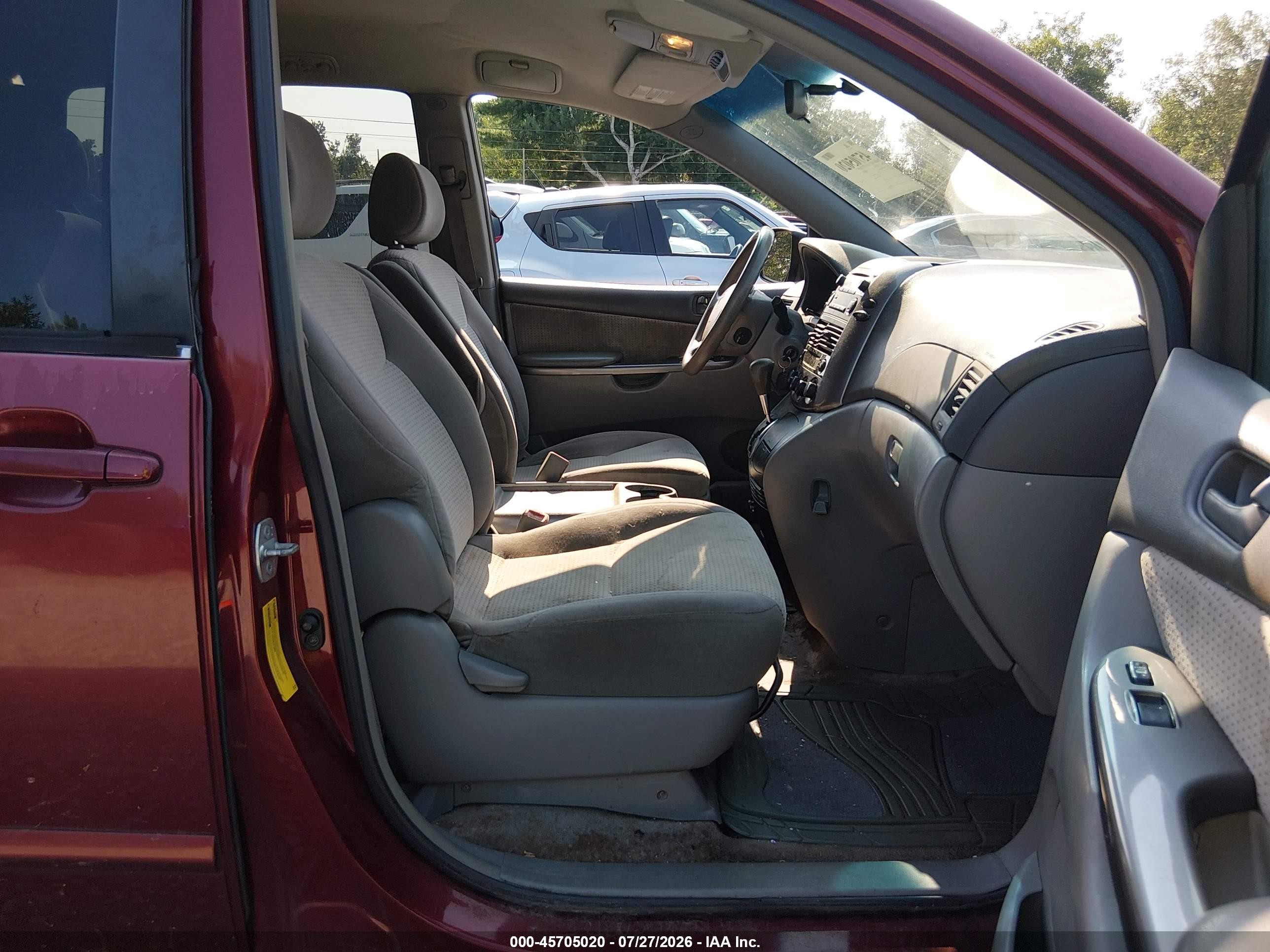 2008 Toyota Sienna Le Red vin: 5TDZK23C68S170830