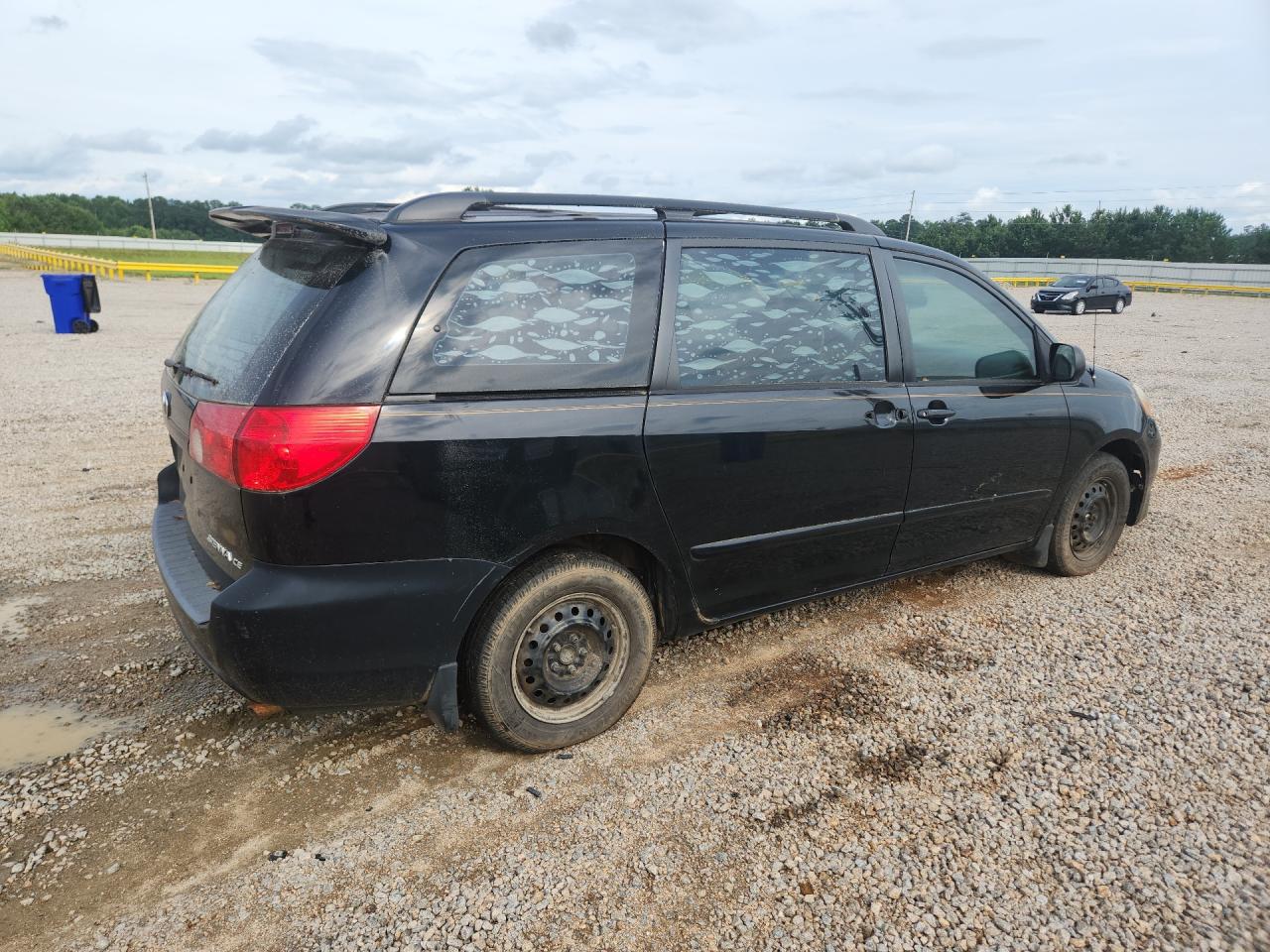 2008 Toyota Sienna Ce 7-passenger Black vin: 5TDZK23C68S191743