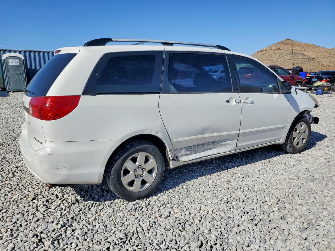 2008 Toyota Sienna Ce 8-passenger Белый vin: 5TDZK23C68S197848
