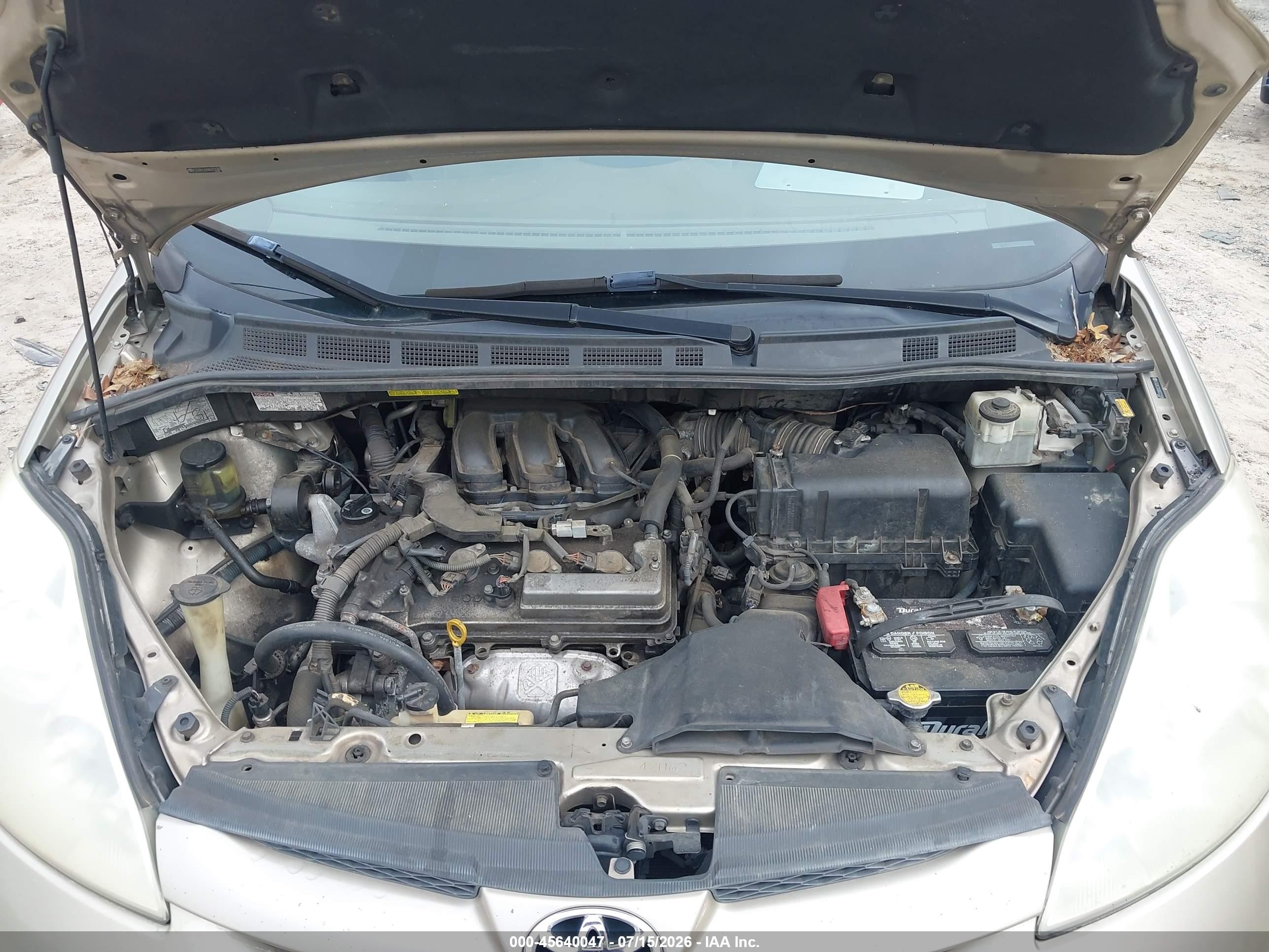 2008 Toyota Sienna Le Beige vin: 5TDZK23C68S222599