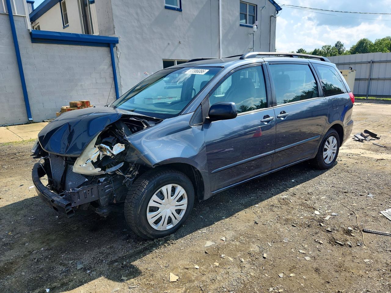 2009 Toyota Sienna Ce 7-passenger Синий vin: 5TDZK23C69S232132