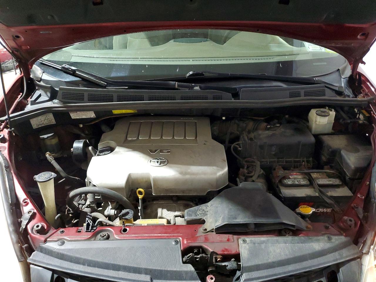 2009 Toyota Sienna Le 7-passenger Темно-бордовый vin: 5TDZK23C69S242126