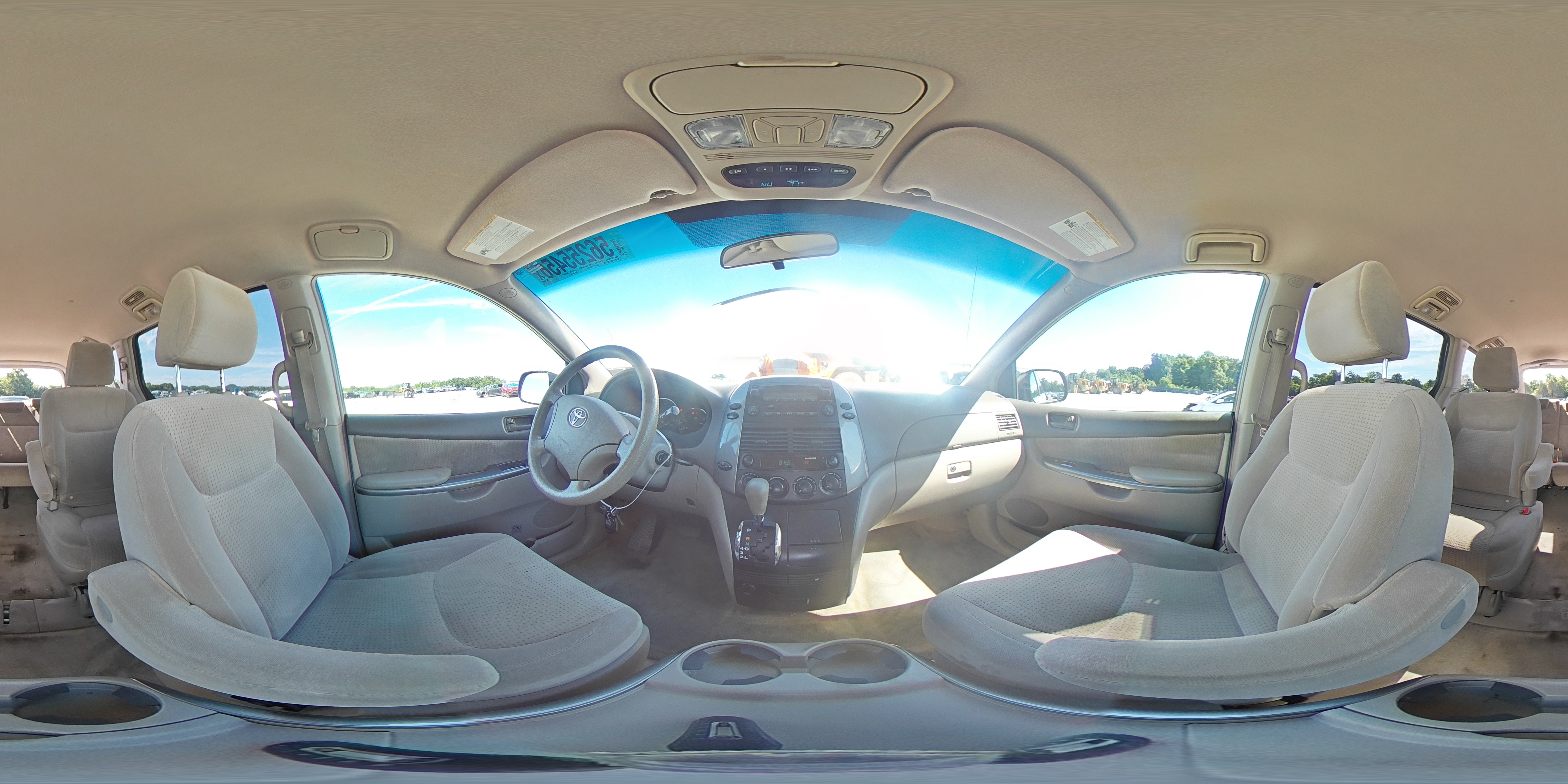 2009 Toyota Sienna Le 7-passenger Белый vin: 5TDZK23C69S268290